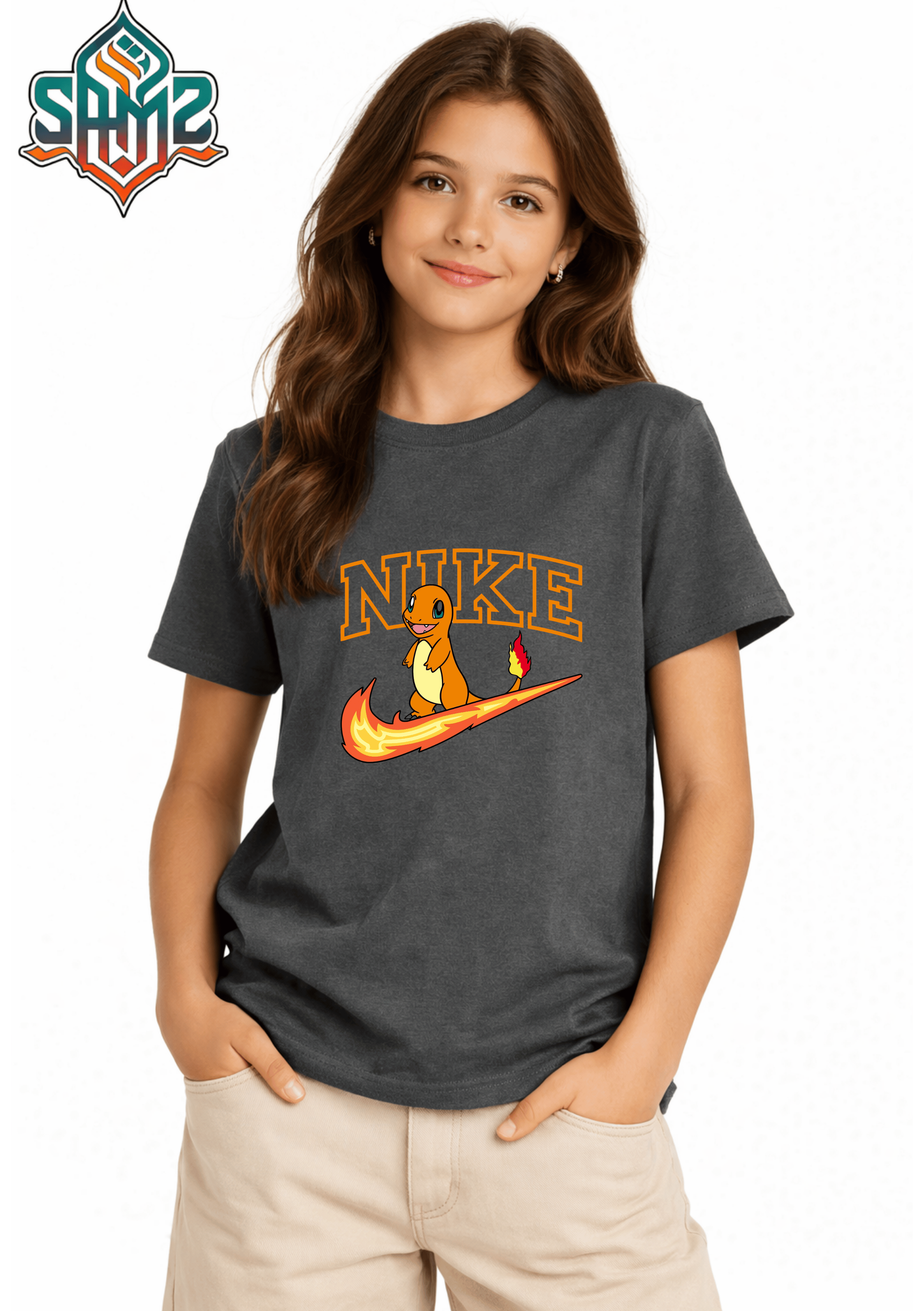 Nike Dragon Design – Premium DTF Transfer Print for T-Shirts | Custom Heat Transfer Design for Men Women Kids | High Quality Graphic Shirt Printing | SAMZ 24