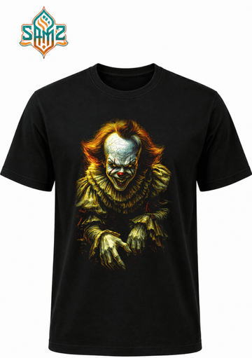 Pennywise The Dancing Clown – Premium DTF Transfer Print for T-Shirts | Custom Heat Transfer Design Unisex | High Quality Shirt Printing | SAMZ 24