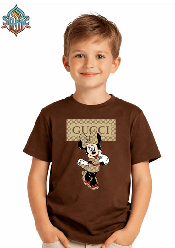 Mickey Mouse Gucci  – Premium DTF Transfer Print for T-Shirts | Custom Heat Transfer Design for Men Women Kids | High Quality Graphic Shirt Printing | SAMZ 24