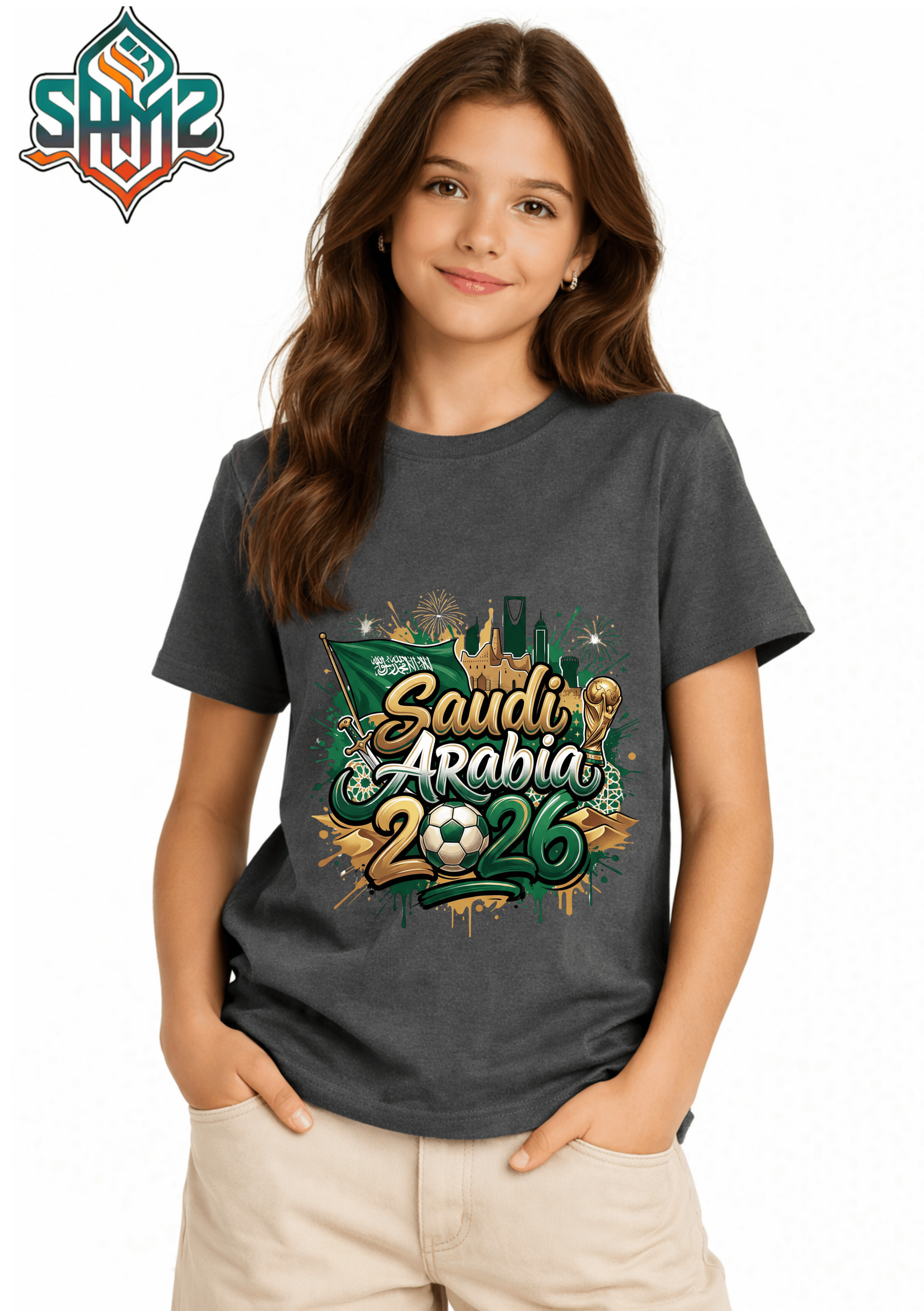 Saudi Arabia 2026 – Premium DTF Transfer for FIFA World Cup 2026 Fan Shirts Germany | SAMZ 24
