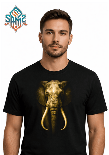 Majestic Elephant Portrait – Premium DTF Transfer Print for T-Shirts | Custom Heat Transfer Design Unisex | High Quality Shirt Printing | SAMZ 24