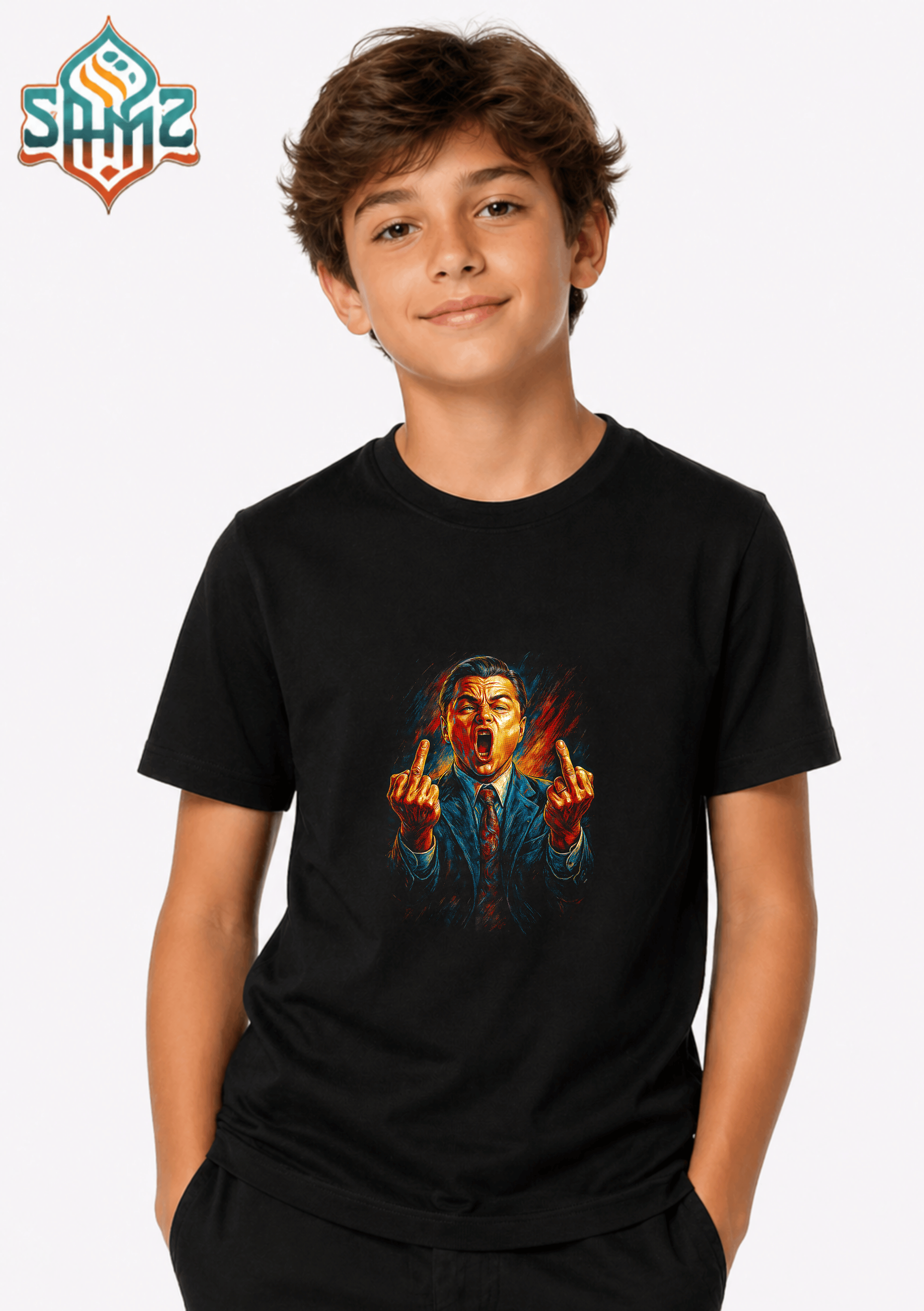 Leonardo DiCaprio Art - Premium DTF Transfer Print for T-Shirts | Custom Heat Transfer Design Unisex | High Quality Shirt Printing | SAMZ 24