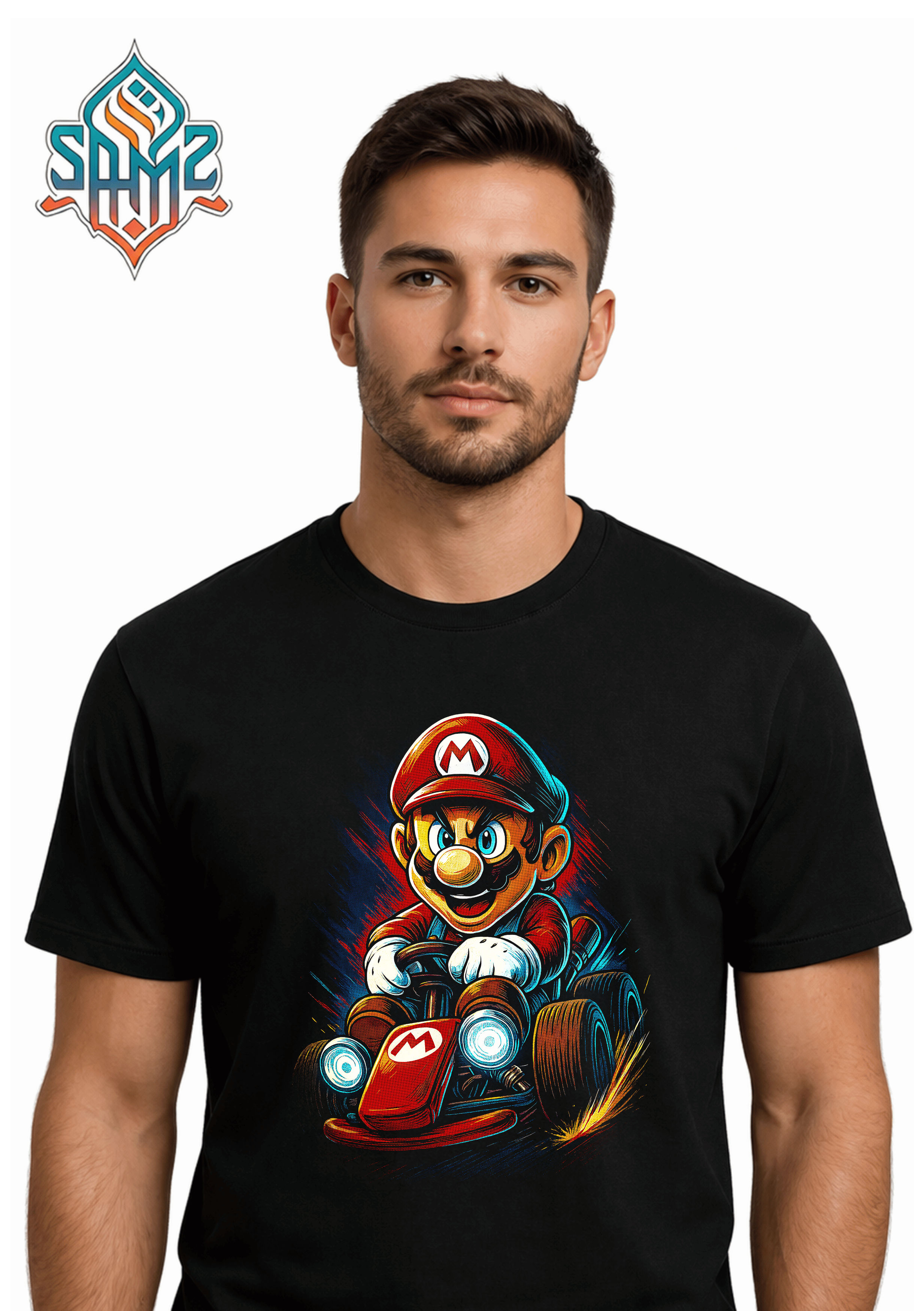 Mario Kart Racing Character – Premium DTF Transfer Print for T-Shirts | Custom Heat Transfer Design Unisex | High Quality Shirt Printing | SAMZ 24