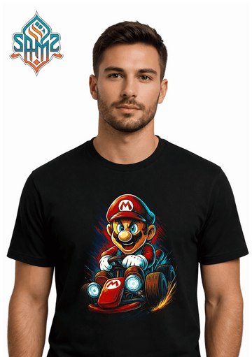 Mario Kart Racing Character – Premium DTF Transfer Print for T-Shirts | Custom Heat Transfer Design Unisex | High Quality Shirt Printing | SAMZ 24