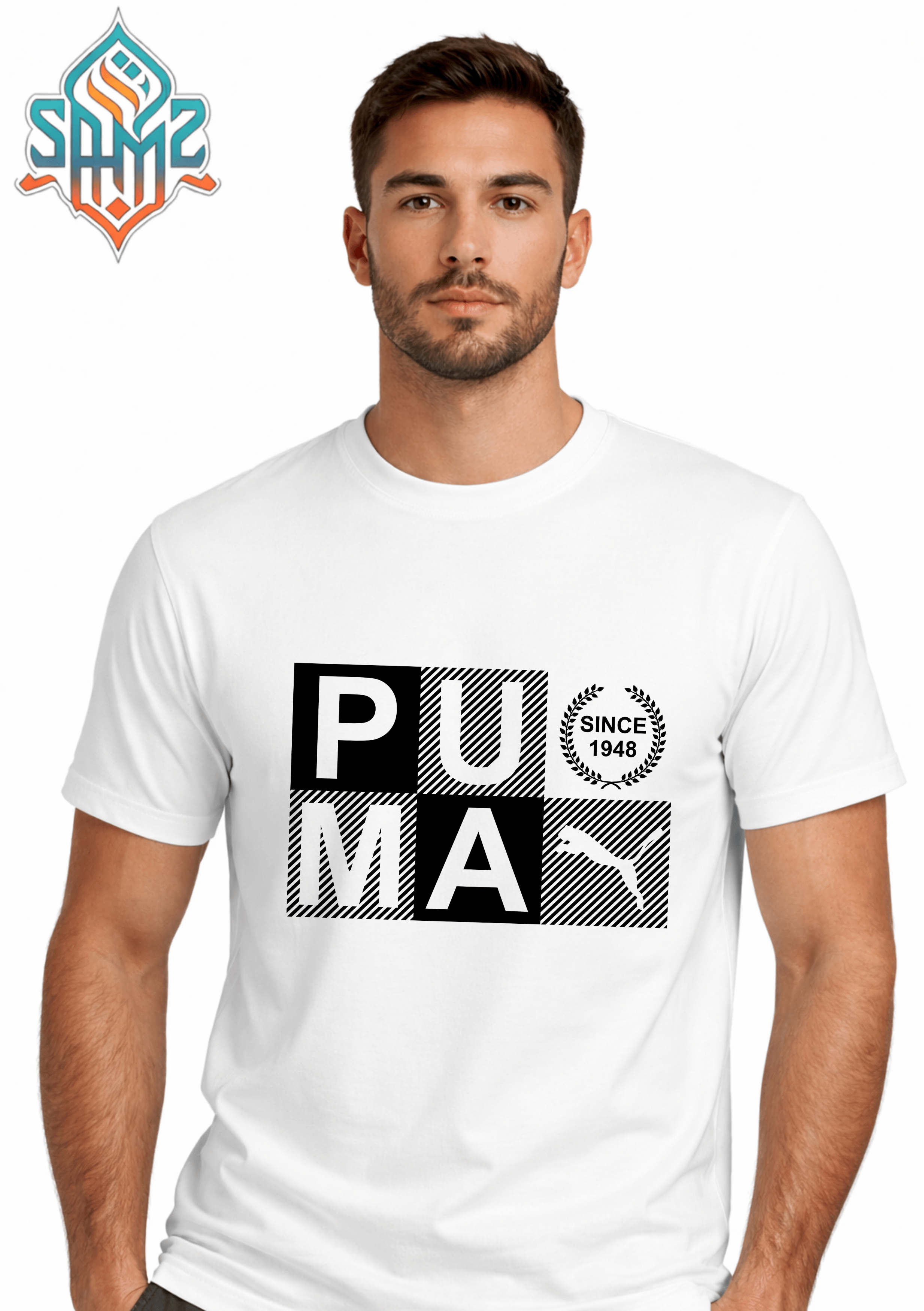 Puma since 1948 – Premium DTF Transfer Print for T-Shirts | Custom Heat Transfer Design Unisex | High Quality Shirt Printing | SAMZ 24