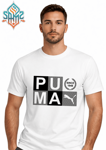 Puma since 1948 – Premium DTF Transfer Print for T-Shirts | Custom Heat Transfer Design Unisex | High Quality Shirt Printing | SAMZ 24