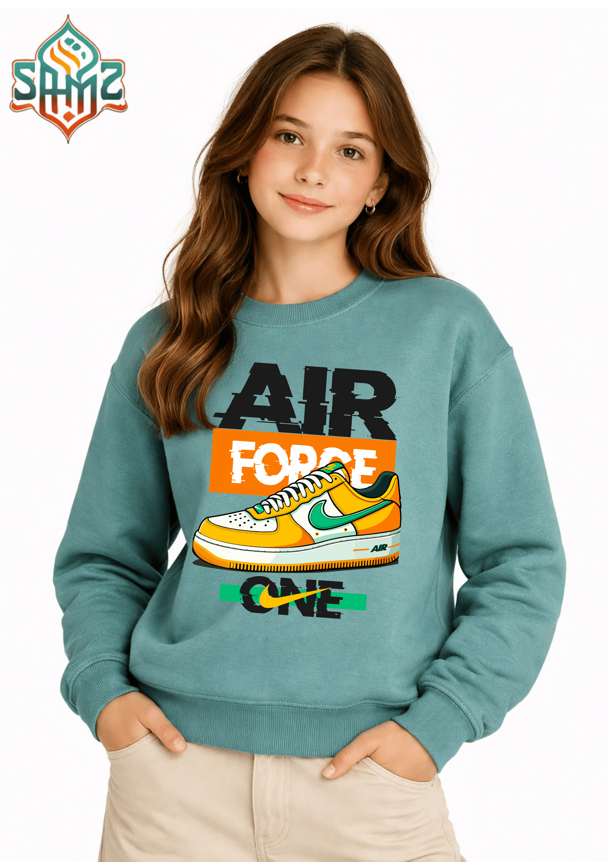 Nike Air Force Yellow – Premium DTF Transfer Print for T-Shirts | Custom Heat Transfer Unisex | High Quality Shirt Printing | SAMZ 24