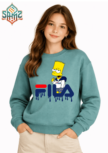 FILA Bart Style – Premium DTF Transfer Print for T-Shirts | Custom Heat Transfer Unisex | High Quality Shirt Printing | SAMZ 24