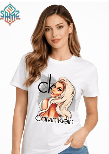 WOMAN CALVIN KLEIN – Premium DTF Transfer Print for T-Shirts | Custom Heat Transfer Design for Men Women Kids | High Quality Graphic Shirt Printing | SAMZ 24