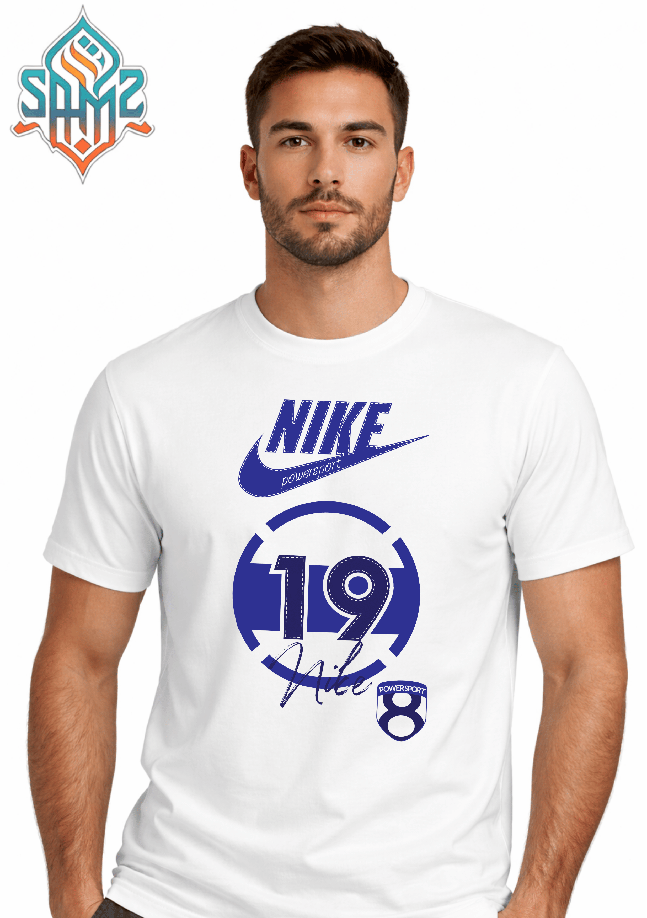 Nike Powersport 19 – Premium DTF Transfer Print for T-Shirts | Custom Heat Transfer Design Unisex | High Quality Shirt Printing | SAMZ 24