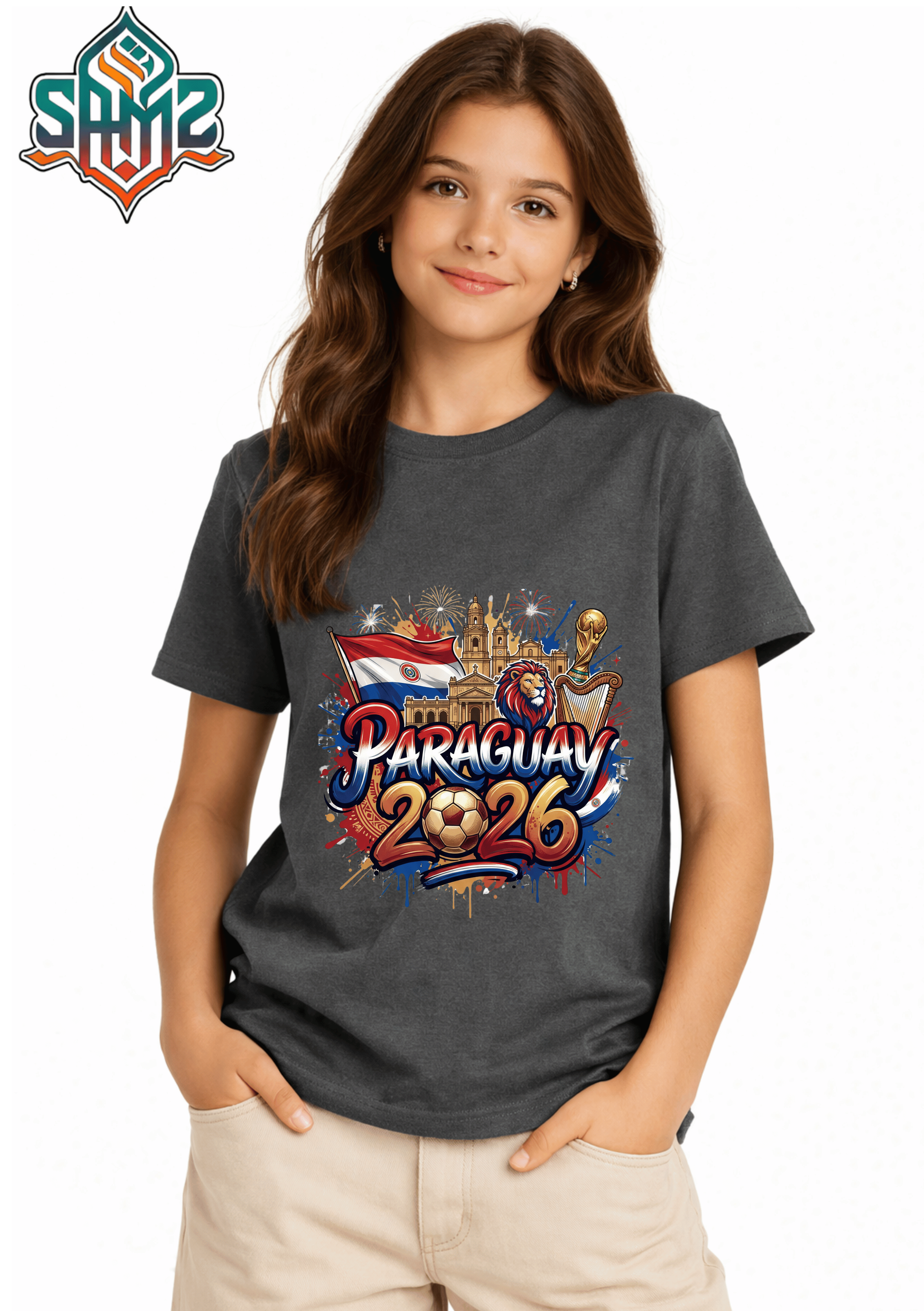 Paraguay 2026  – Premium DTF Transfer for FIFA World Cup 2026 Fan Shirts Germany | SAMZ 24