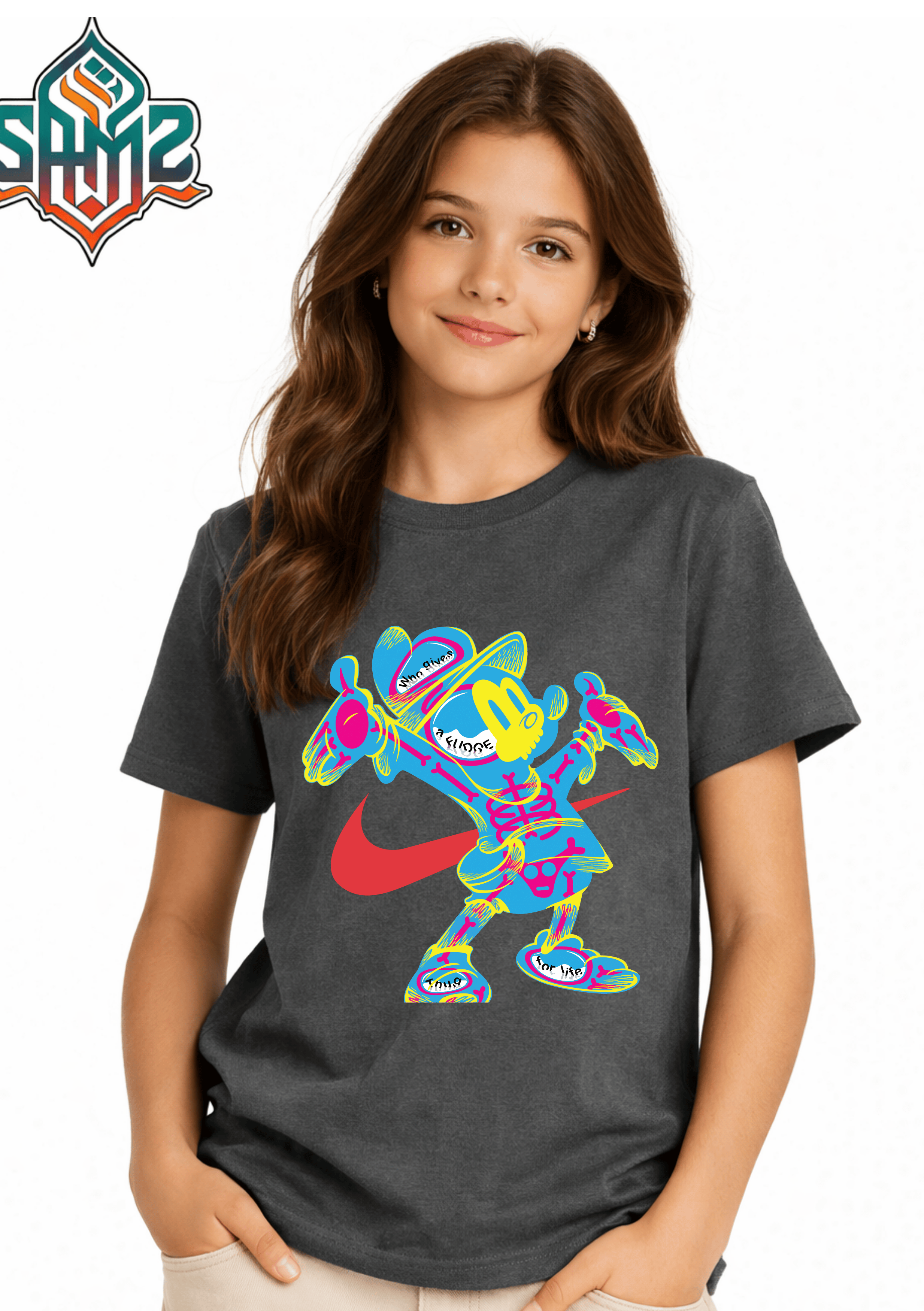 Mickey Mouse Nike – Premium DTF Transfer Print for T-Shirts | Custom Heat Transfer Design for Men Women Kids | High Quality Graphic Shirt Printing | SAMZ 24