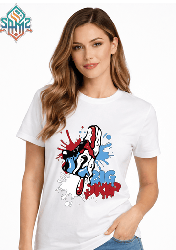 Big Drip Shoe Design – Premium DTF Transfer Print for T-Shirts | Custom Heat Transfer Design for Men Women Kids | High Quality Graphic Shirt Printing | SAMZ 24