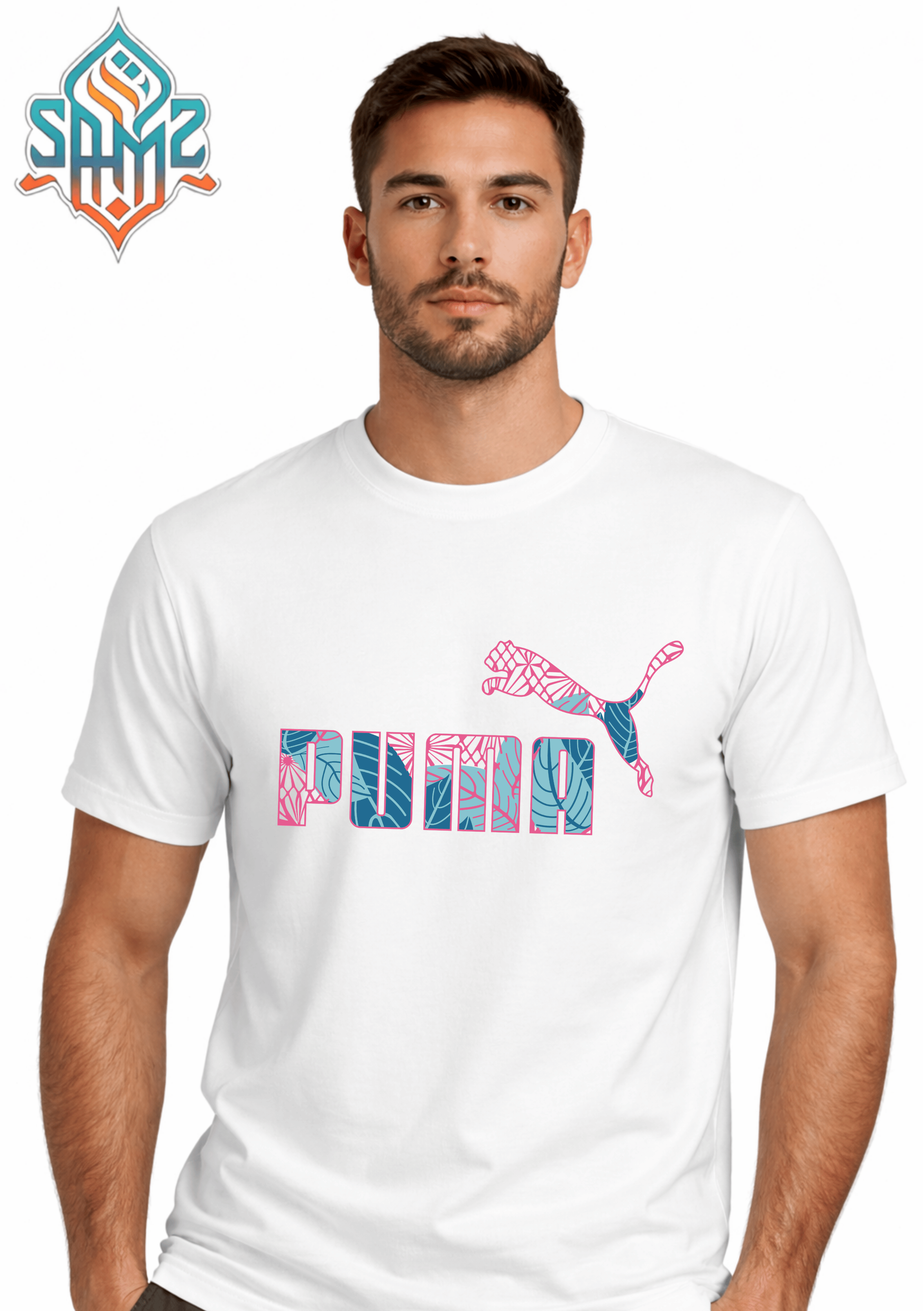 PUMA Neon – Premium DTF Transfer Print for T-Shirts | Custom Heat Transfer Design Unisex | High Quality Shirt Printing | SAMZ 24