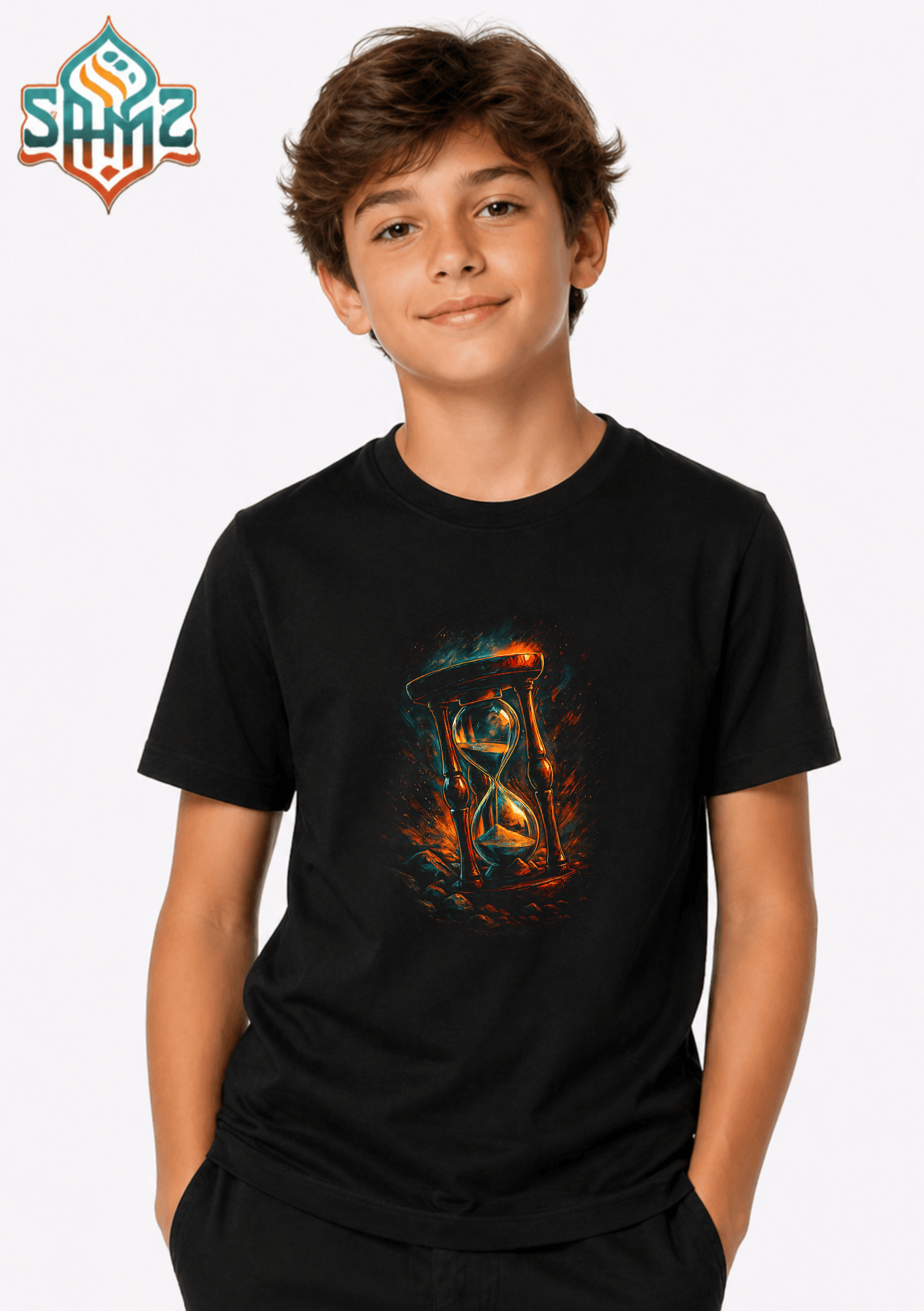 Hourglass The Matters of Time - Premium DTF Transfer Print for T-Shirts | Custom Heat Transfer Design Unisex | High Quality Shirt Printing | SAMZ 24