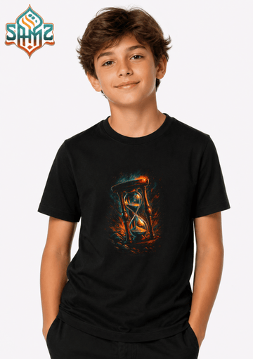 Hourglass The Matters of Time - Premium DTF Transfer Print for T-Shirts | Custom Heat Transfer Design Unisex | High Quality Shirt Printing | SAMZ 24
