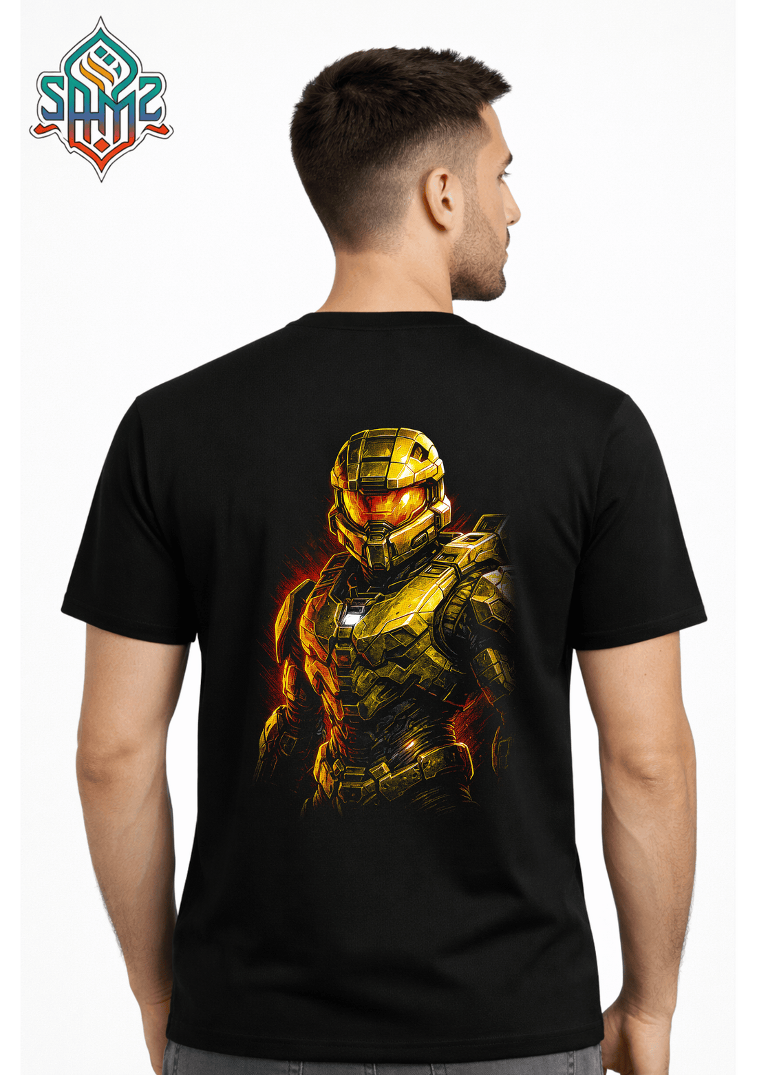 Futuristic Soldier Armor – Premium DTF Transfer Print for T-Shirts | Custom Heat Transfer Design Unisex | High Quality Shirt Printing | SAMZ 24