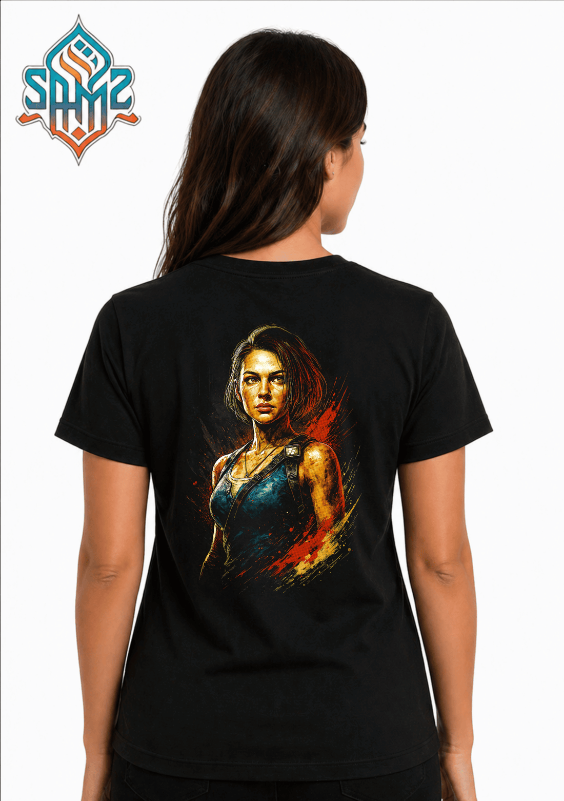 Jill Valentine Resident Evil 3 – Premium DTF Transfer Print for T-Shirts | Custom Heat Transfer Design Unisex | High Quality Shirt Printing | SAMZ 24