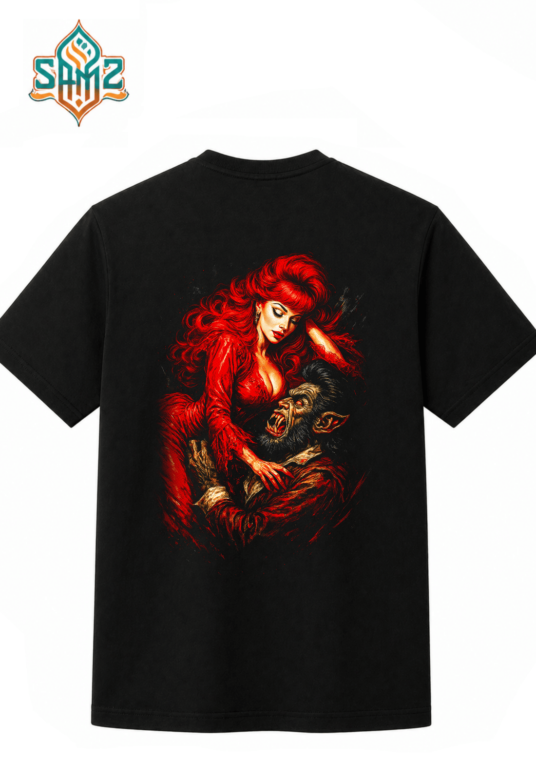 Horror Design – Premium DTF Transfer Print for T-Shirts | Custom Heat Transfer Design Unisex | High Quality Shirt Printing | SAMZ 24