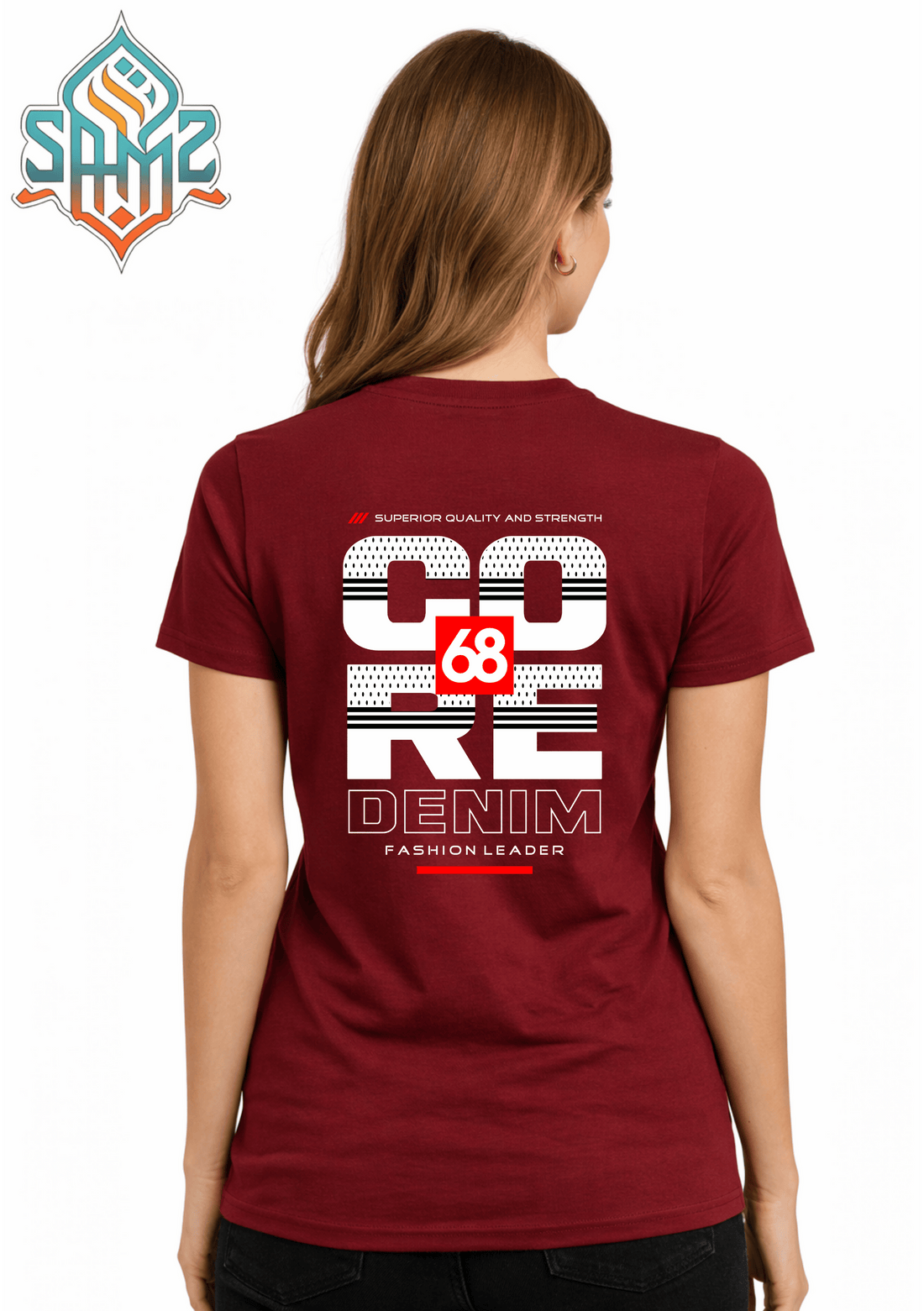 CORE Denim 68 – Premium DTF Transfer Print for T-Shirts | Custom Heat Transfer Unisex | High Quality Shirt Printing | SAMZ 24
