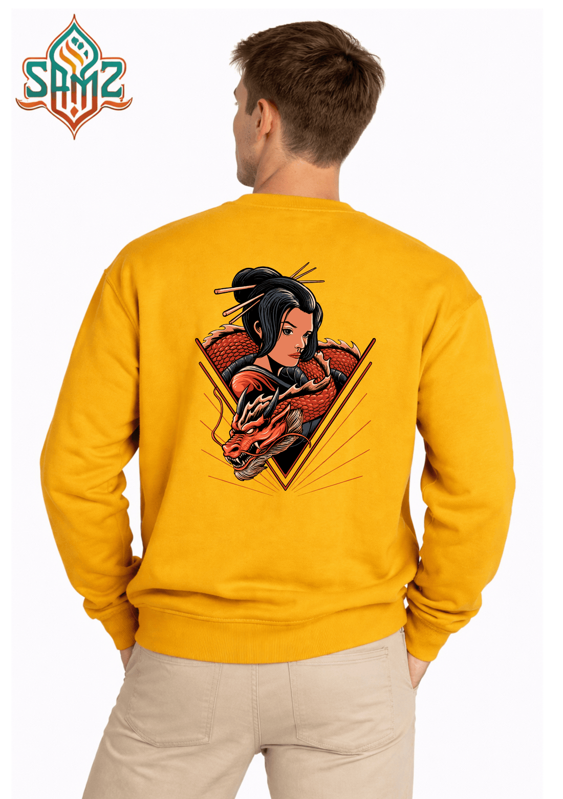 Dragon Lady Power – Premium DTF Transfer Print for T-Shirts | Custom Heat Transfer Unisex | High Quality Shirt Printing | SAMZ 24