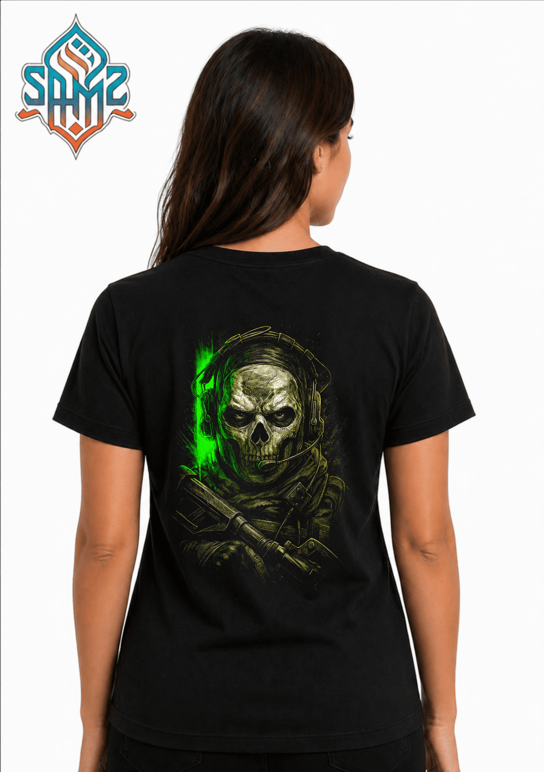 Call Of Duty Ghost – Premium DTF Transfer Print for T-Shirts | Custom Heat Transfer Design Unisex | High Quality Shirt Printing | SAMZ 24