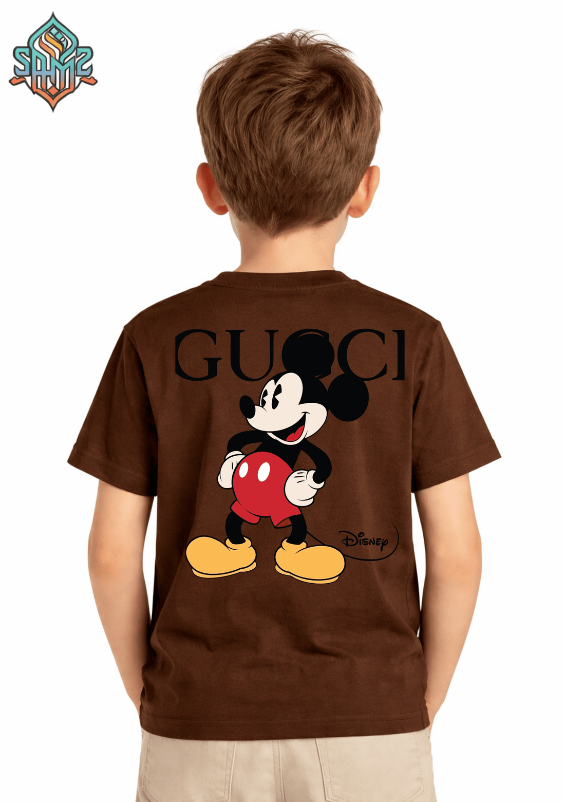 Gucci Mickey Mouse – Premium DTF Transfer Print for T-Shirts | Custom Heat Transfer Design for Men Women Kids | High Quality Graphic Shirt Printing | SAMZ 24