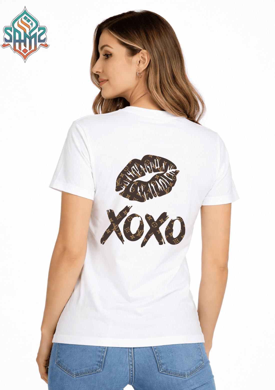 XOXO Style – Premium DTF Transfer Print for T-Shirts | Custom Heat Transfer Design for Men Women Kids | High Quality Graphic Shirt Printing | SAMZ 24