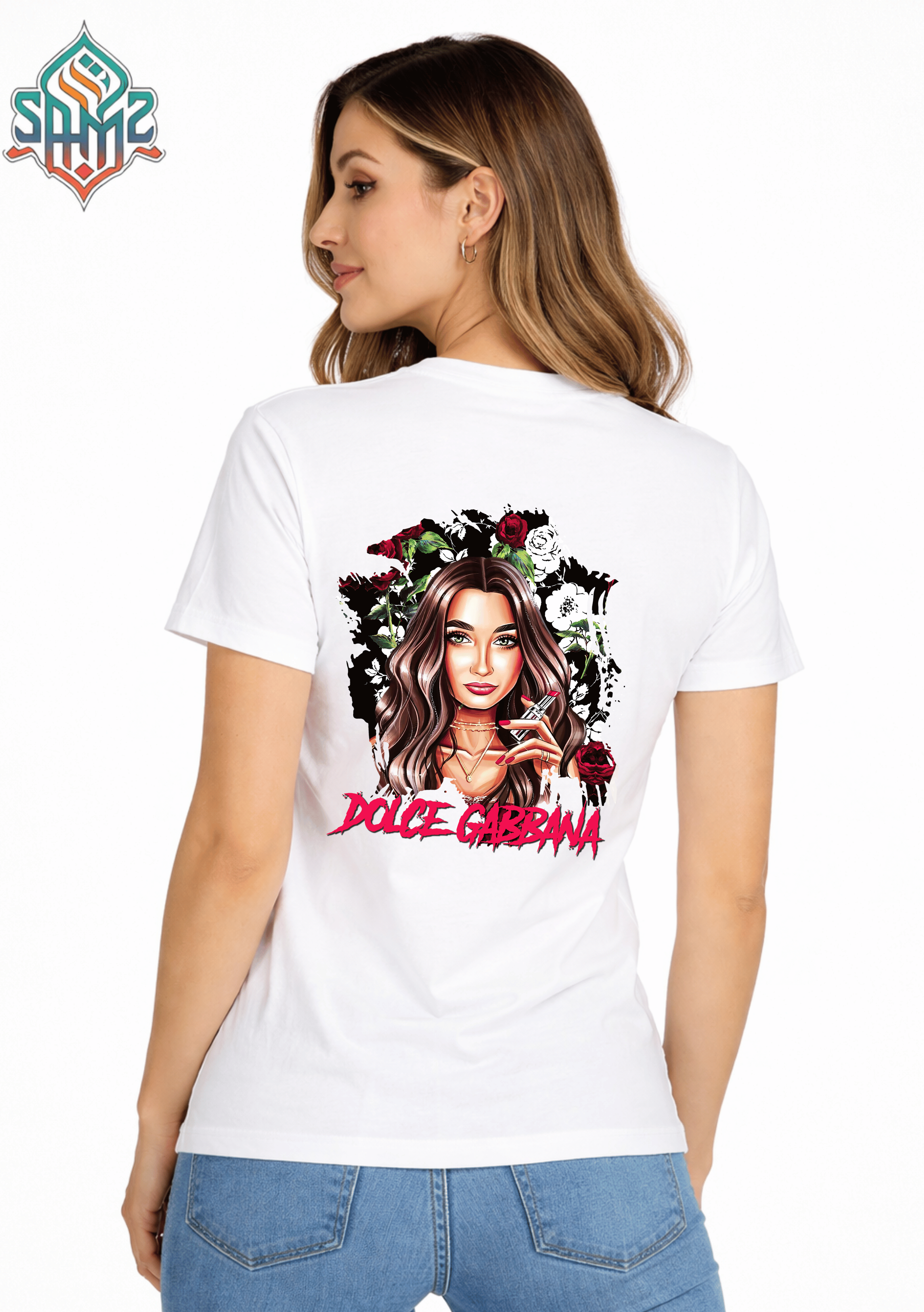 DOLCE GABBANA – Premium DTF Transfer Print for T-Shirts | Custom Heat Transfer Design for Men Women Kids | High Quality Graphic Shirt Printing | SAMZ 24