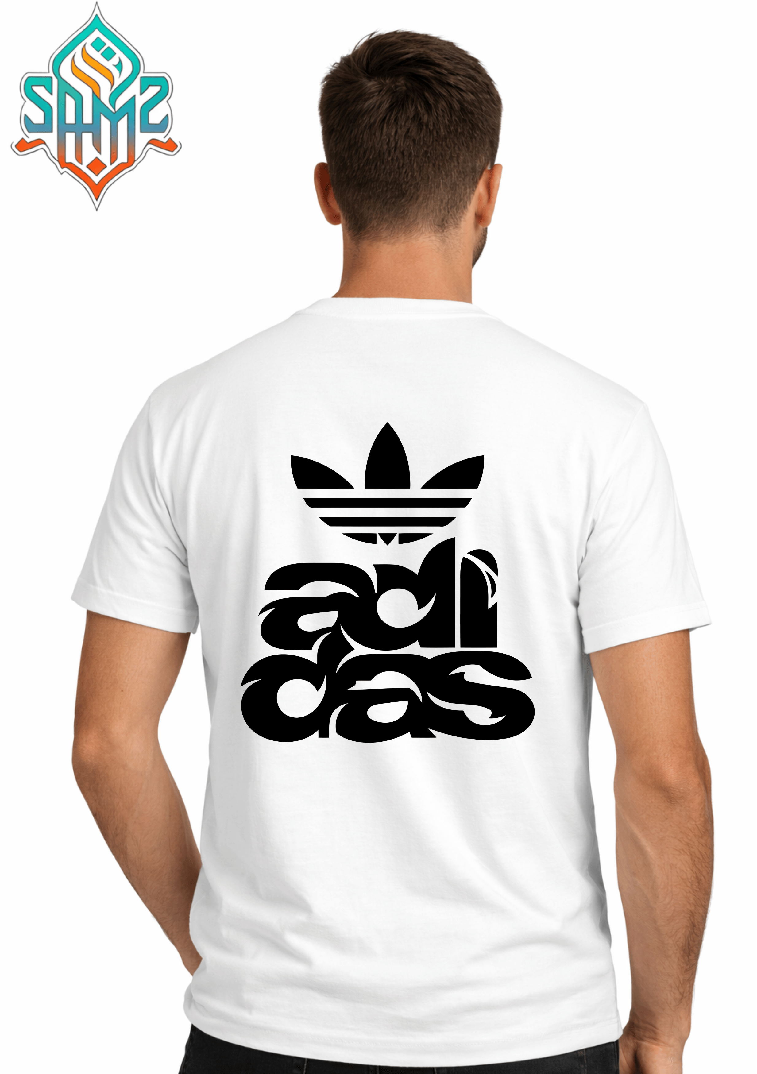 Adidas Vintage Badge – Premium DTF Transfer Print for T-Shirts | Custom Heat Transfer Design Unisex | High Quality Shirt Printing | SAMZ 24
