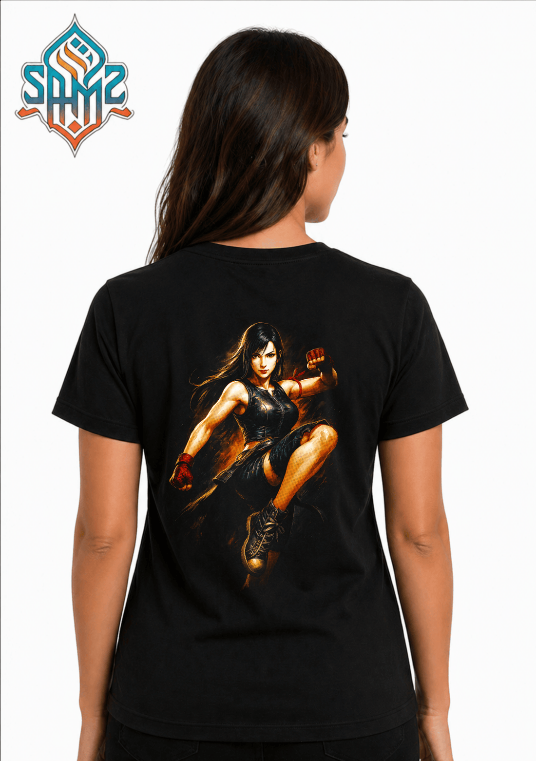 Tifa Lockhart – Premium DTF Transfer Print for T-Shirts | Custom Heat Transfer Design Unisex | High Quality Shirt Printing | SAMZ 24