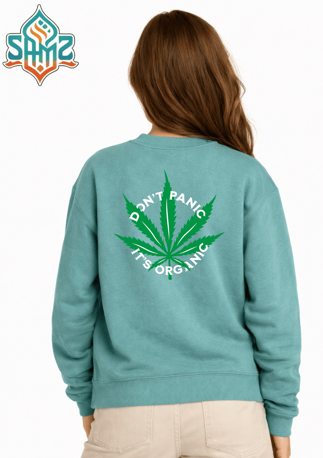 Don’t Panic It’s Organic – Premium DTF Transfer Print for T-Shirts | Custom Heat Transfer Unisex | High Quality Shirt Printing | SAMZ 24