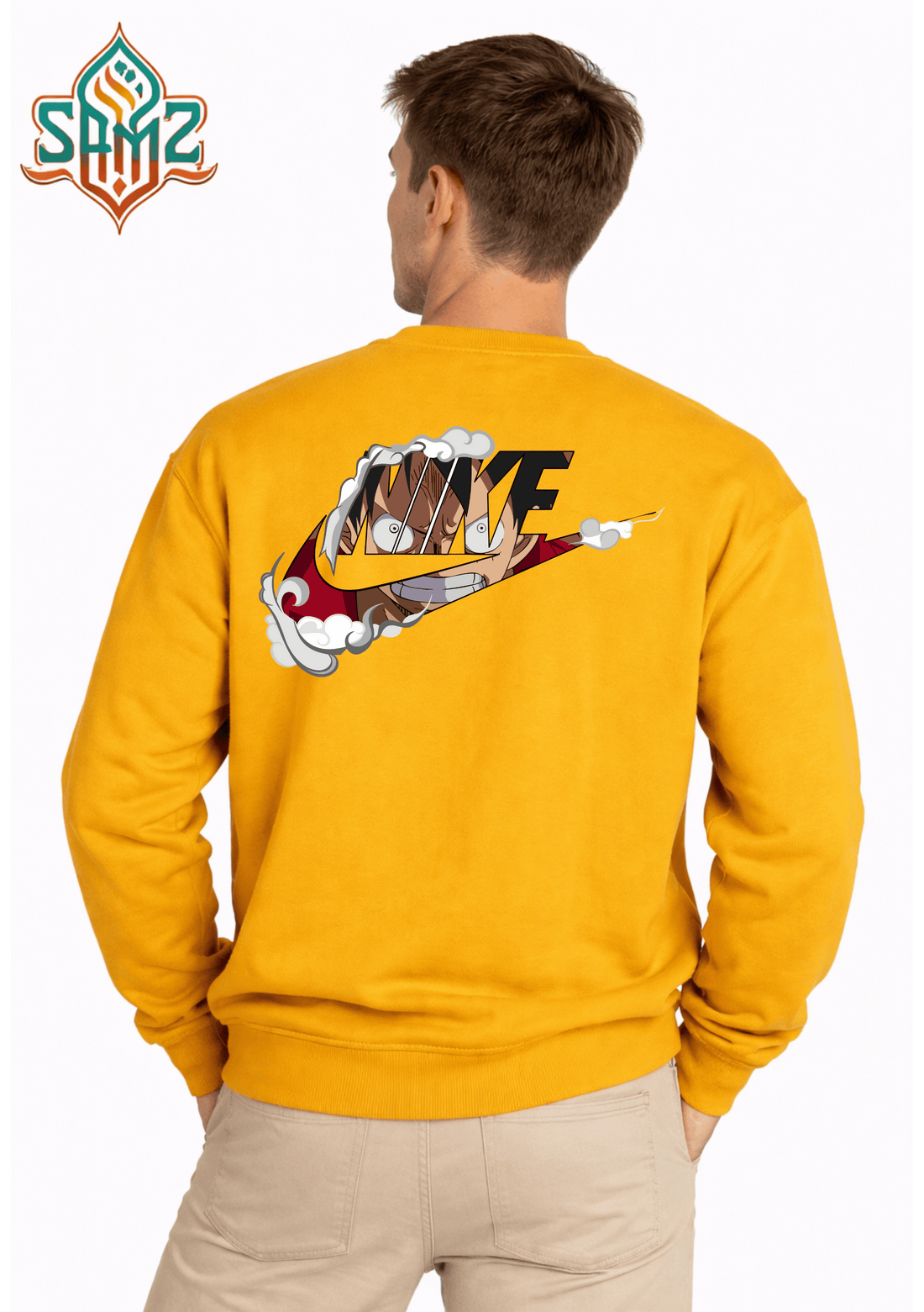 Nike Anime Luffy Style – Premium DTF Transfer Print for T-Shirts | Custom Heat Transfer Unisex | High Quality Shirt Printing | SAMZ 24