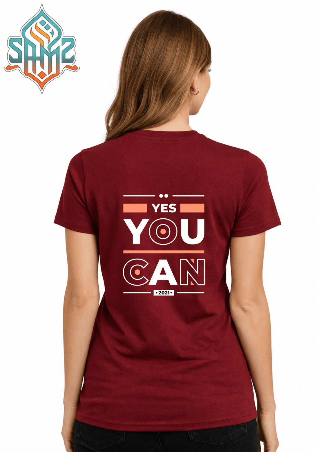 Yes You Can 2021 – Premium DTF Transfer Print for T-Shirts | Custom Heat Transfer Unisex | High Quality Shirt Printing | SAMZ 24