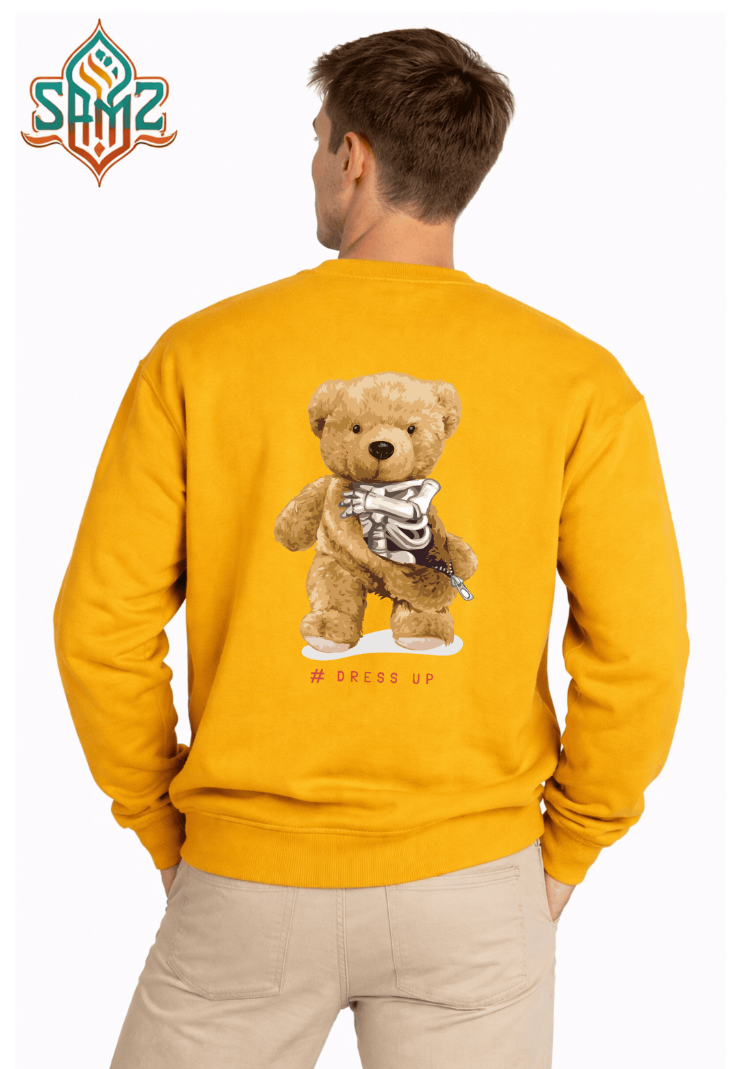 Skeleton Teddy Secret – Premium DTF Transfer Print for T-Shirts | Custom Heat Transfer Unisex | High Quality Shirt Printing | SAMZ 24