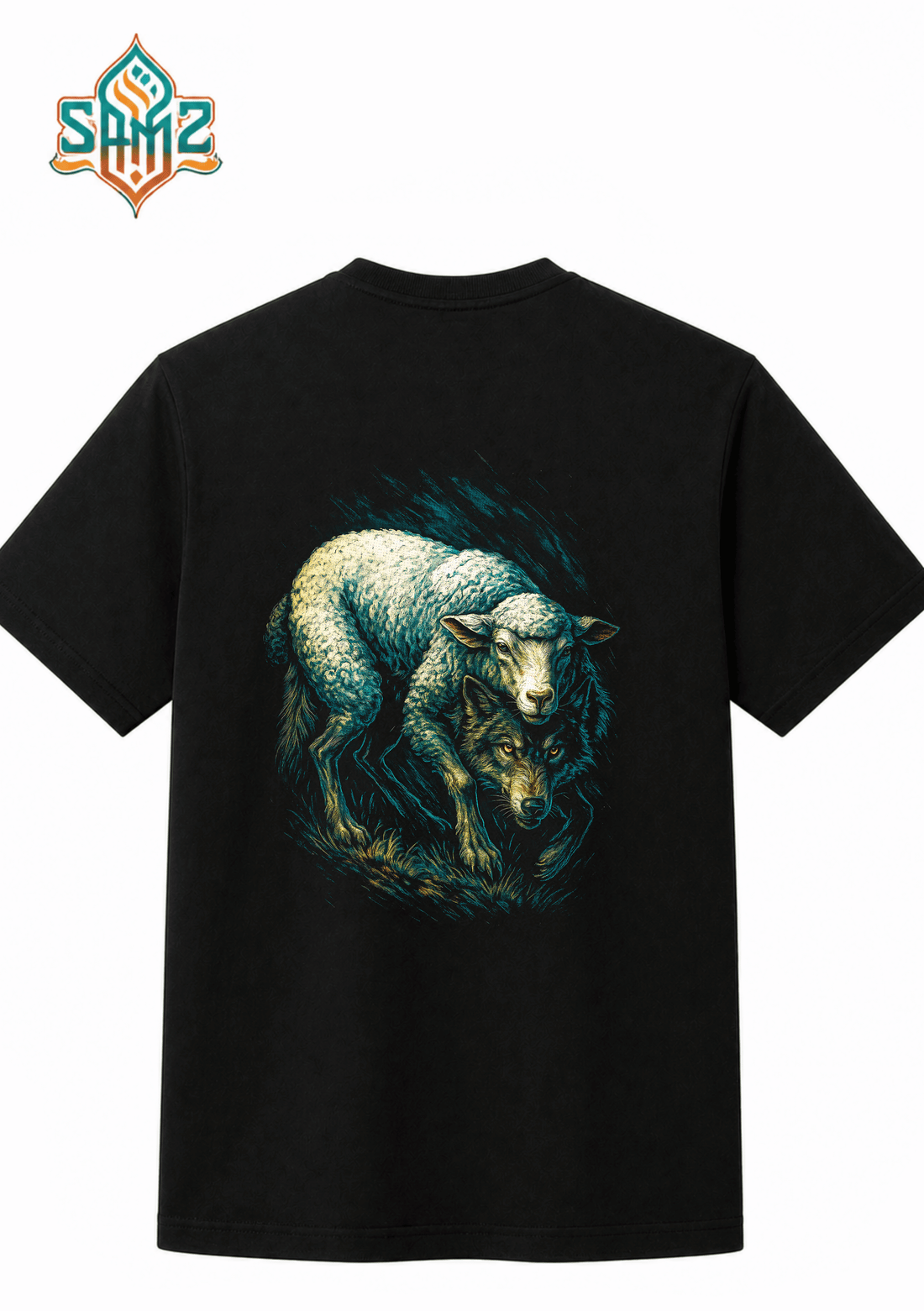 Wolf in Sheep – Premium DTF Transfer Print for T-Shirts | Custom Heat Transfer Design Unisex | High Quality Shirt Printing | SAMZ 24