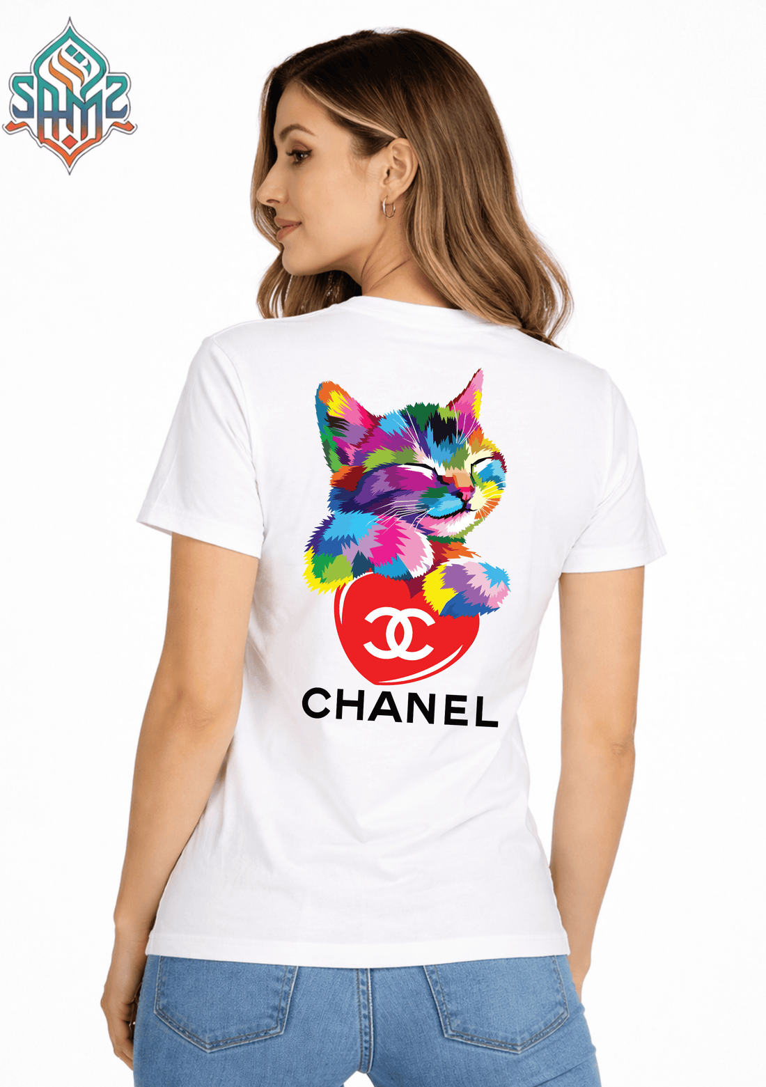 CHANEL Kitten – Premium DTF Transfer Print for T-Shirts | Custom Heat Transfer Design for Men Women Kids | High Quality Graphic Shirt Printing | SAMZ 24
