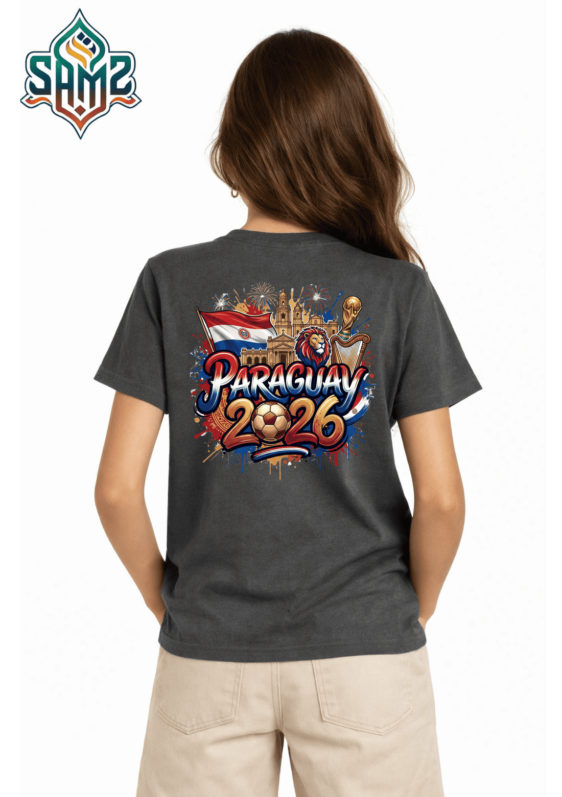 Paraguay 2026  – Premium DTF Transfer for FIFA World Cup 2026 Fan Shirts Germany | SAMZ 24