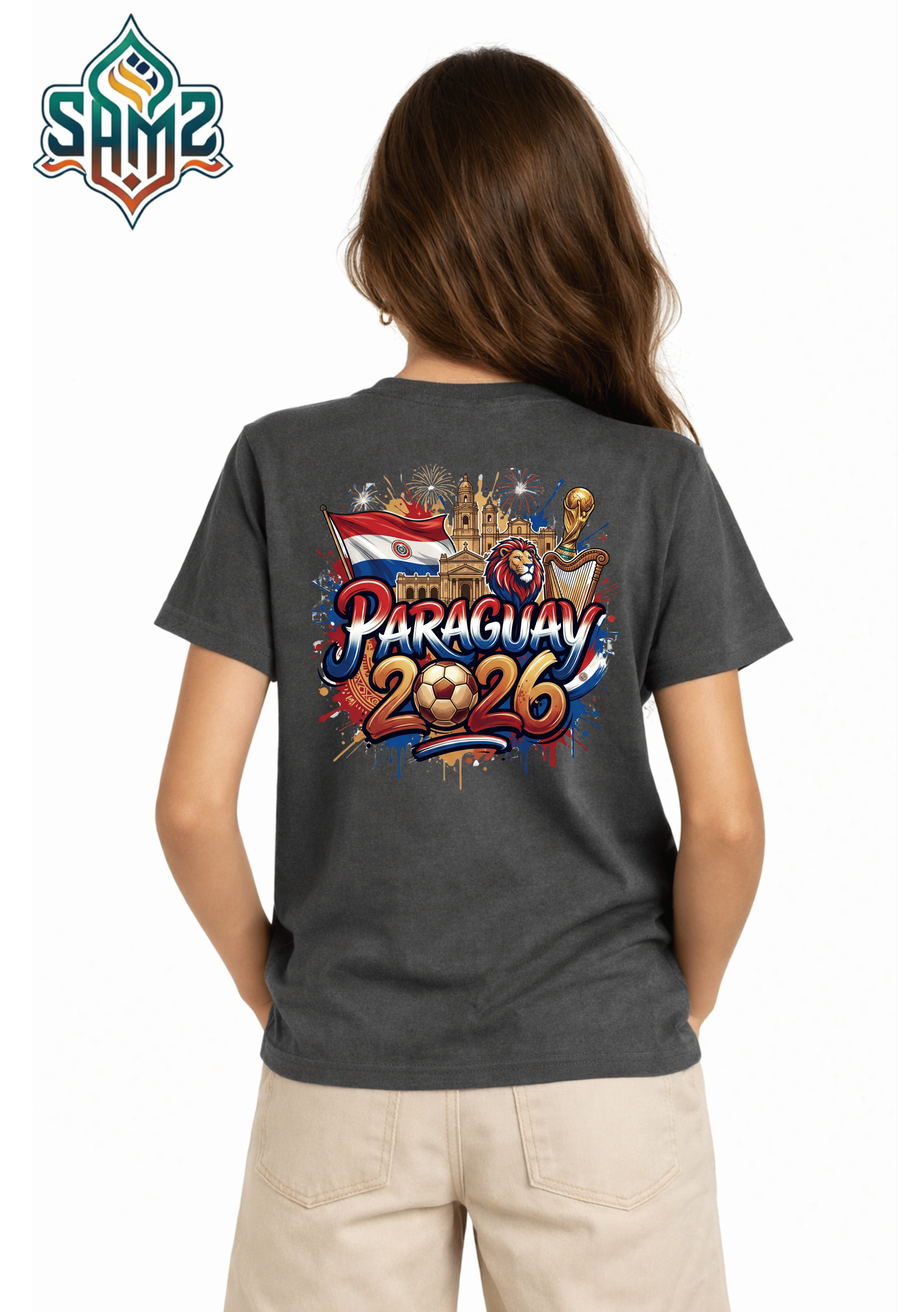 Paraguay 2026  – Premium DTF Transfer for FIFA World Cup 2026 Fan Shirts Germany | SAMZ 24