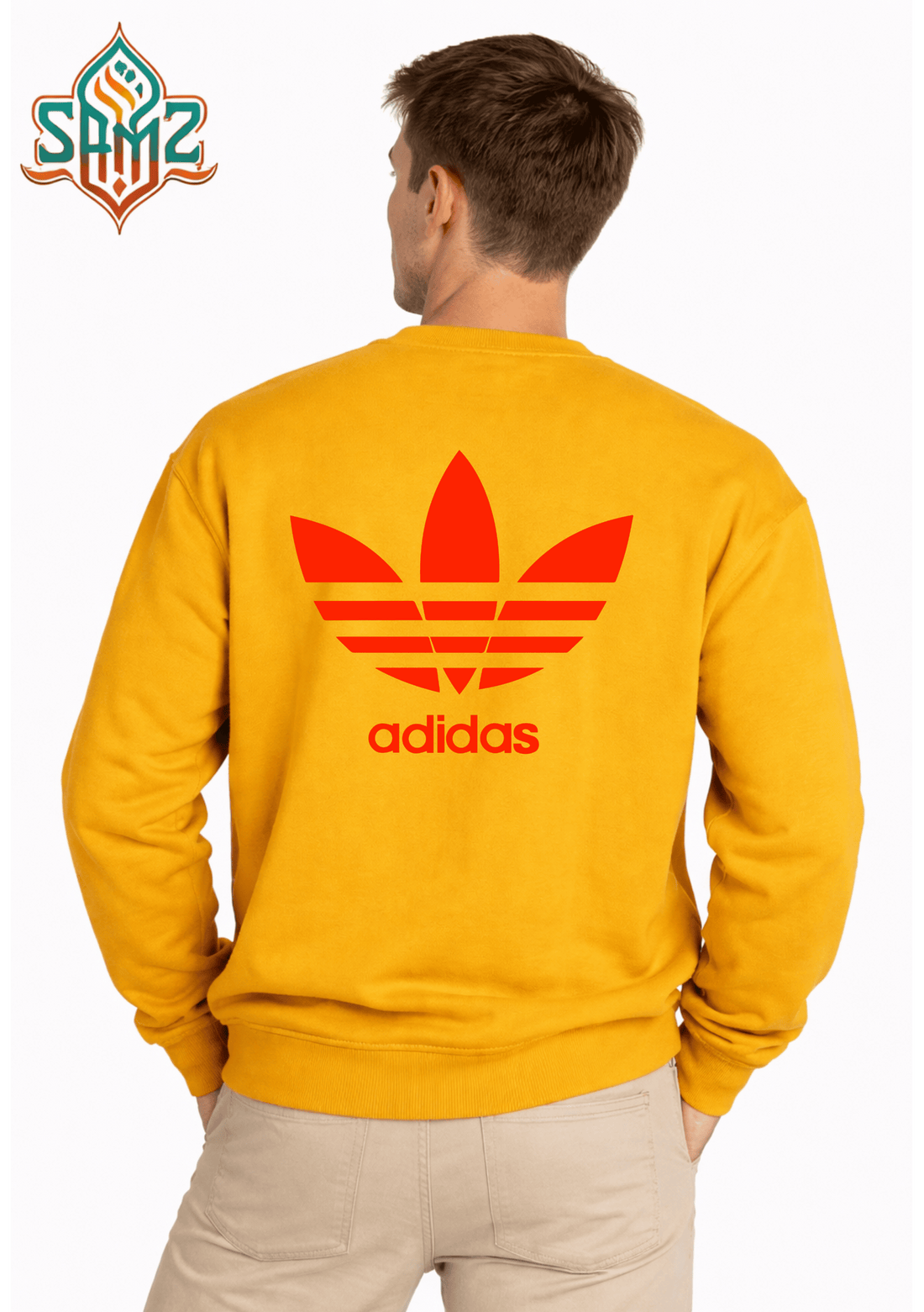 Adidas Red Classic Logo – Premium DTF Transfer Print for T-Shirts | Custom Heat Transfer Unisex | High Quality Shirt Printing | SAMZ 24