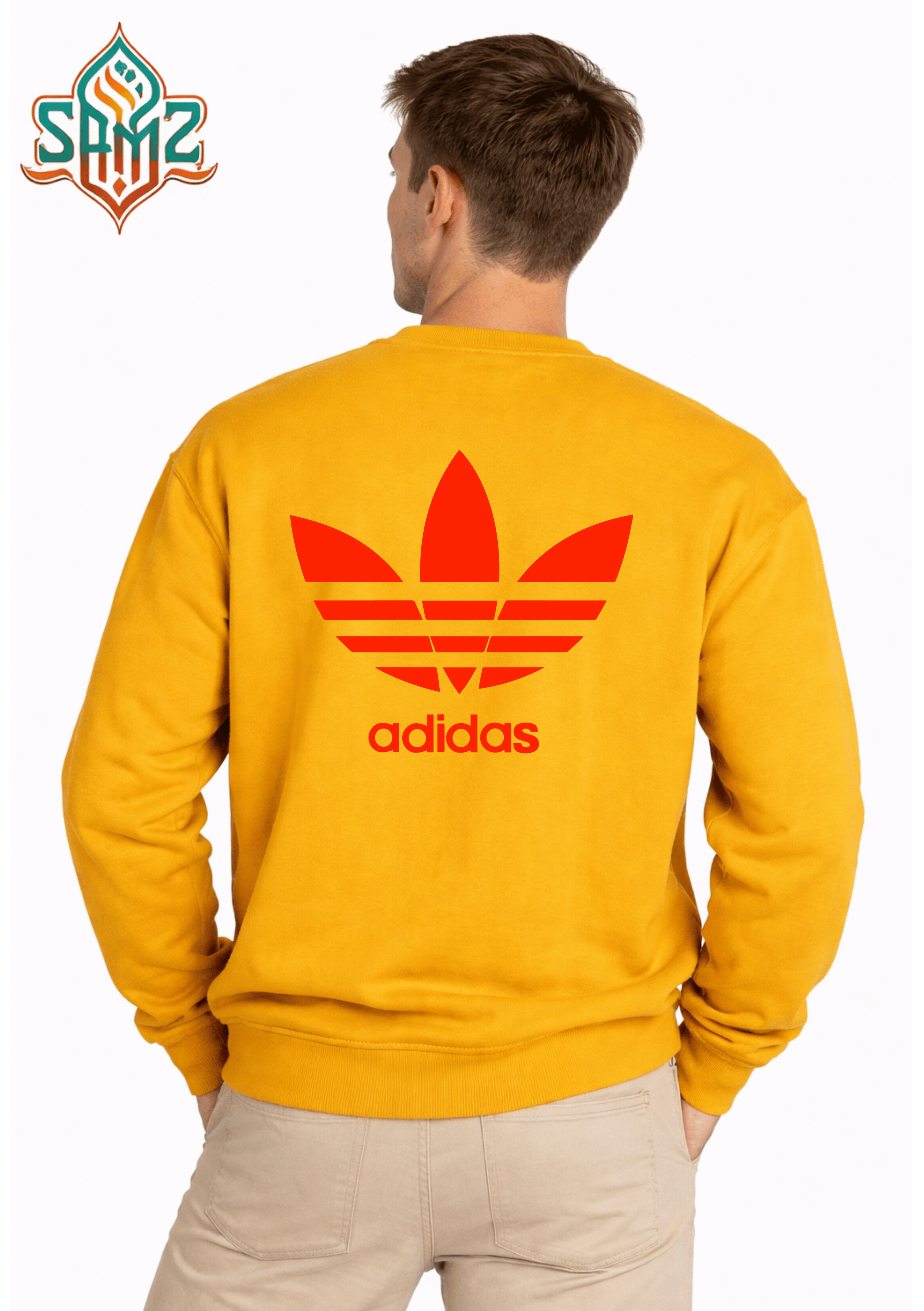 Adidas Red Classic Logo – Premium DTF Transfer Print for T-Shirts | Custom Heat Transfer Unisex | High Quality Shirt Printing | SAMZ 24