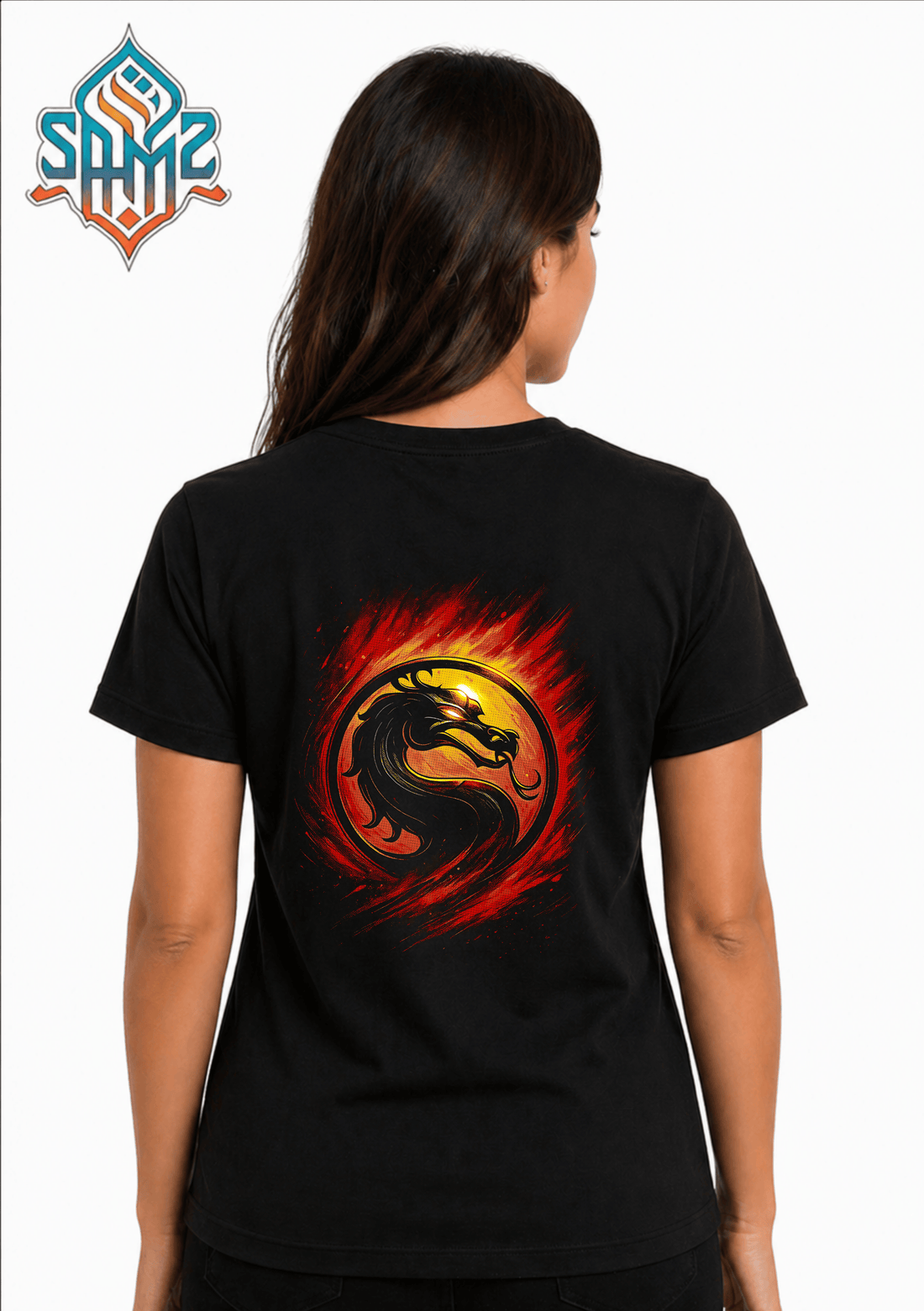 Mortal Kombat Dragon – Premium DTF Transfer Print for T-Shirts | Custom Heat Transfer Design Unisex | High Quality Shirt Printing | SAMZ 24
