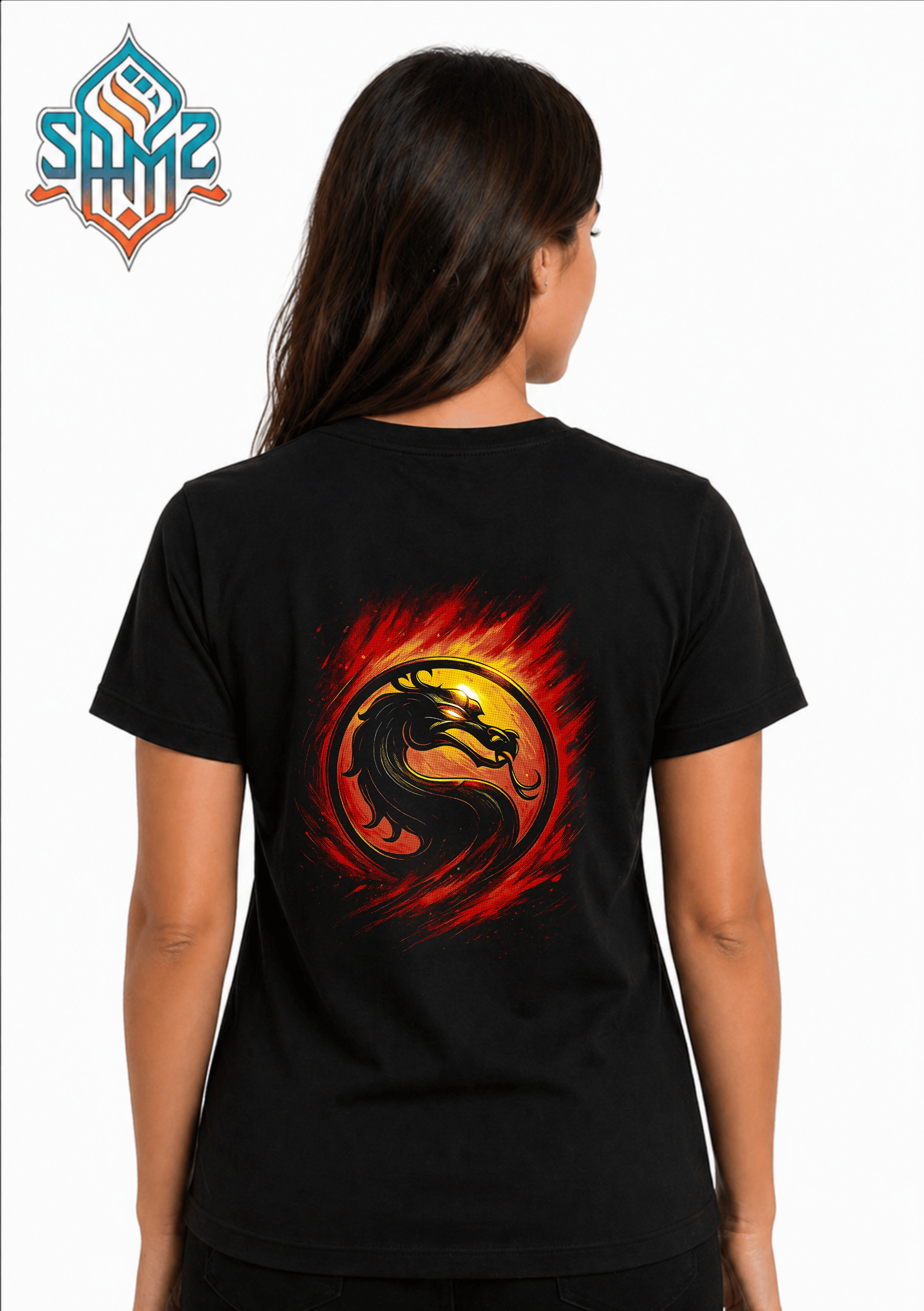Mortal Kombat Dragon – Premium DTF Transfer Print for T-Shirts | Custom Heat Transfer Design Unisex | High Quality Shirt Printing | SAMZ 24