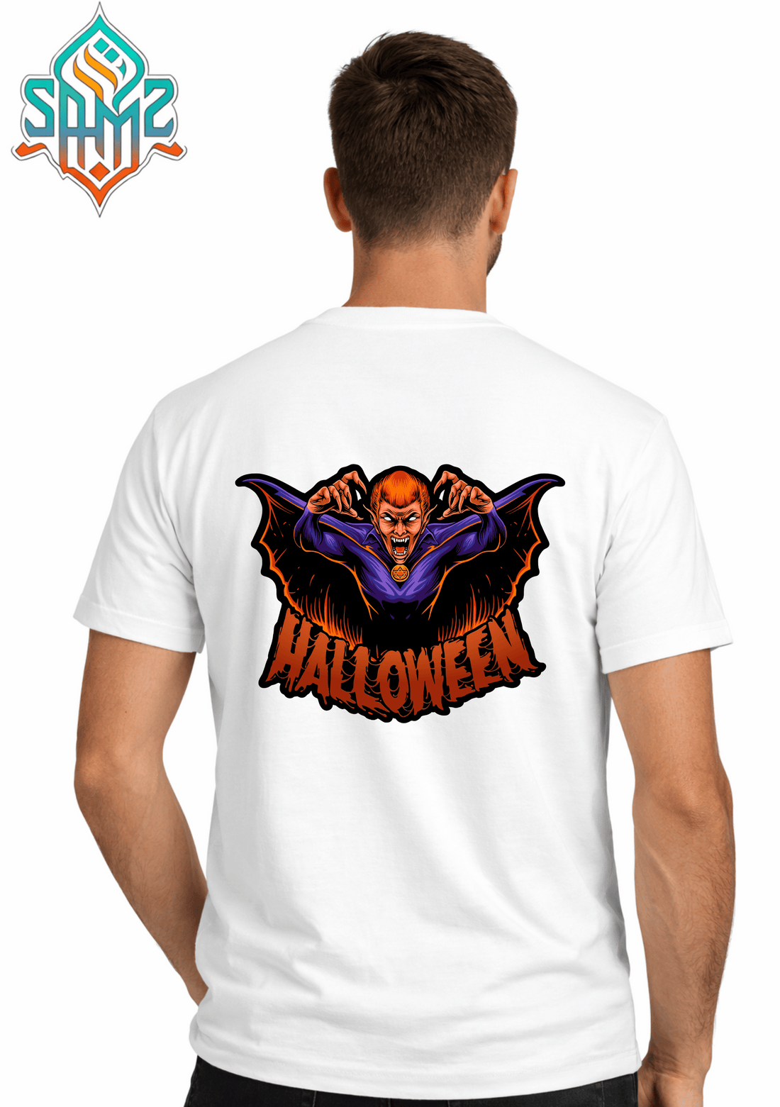 Vampire Halloween – Premium DTF Transfer Print for T-Shirts | Custom Heat Transfer Design Unisex | High Quality Shirt Printing | SAMZ 24