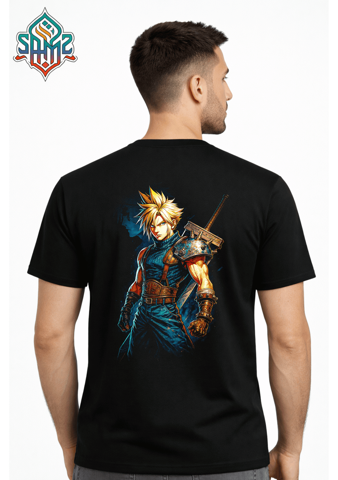 Cloud Strife – Premium DTF Transfer Print for T-Shirts | Custom Heat Transfer Design Unisex | High Quality Shirt Printing | SAMZ 24