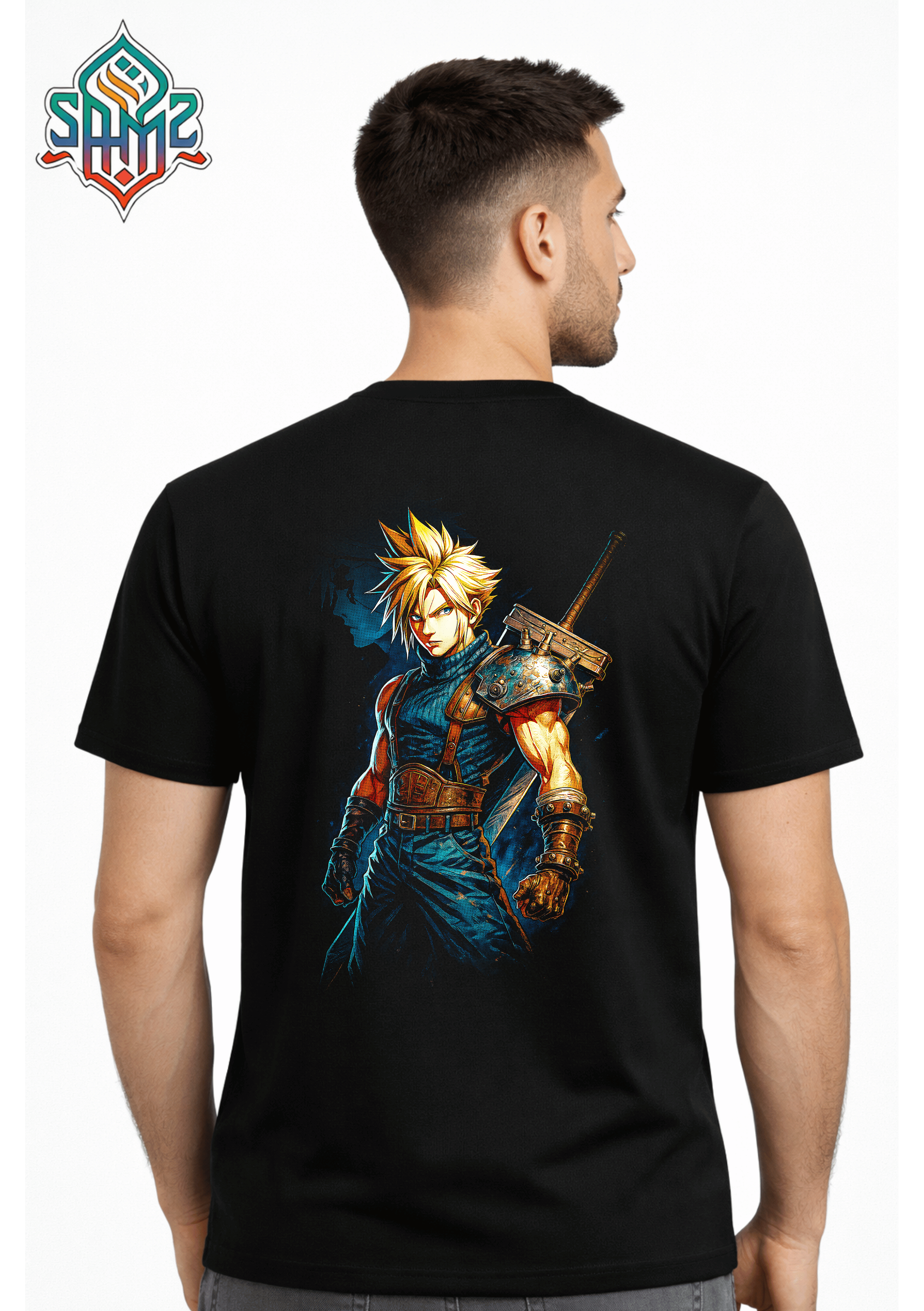 Cloud Strife – Premium DTF Transfer Print for T-Shirts | Custom Heat Transfer Design Unisex | High Quality Shirt Printing | SAMZ 24
