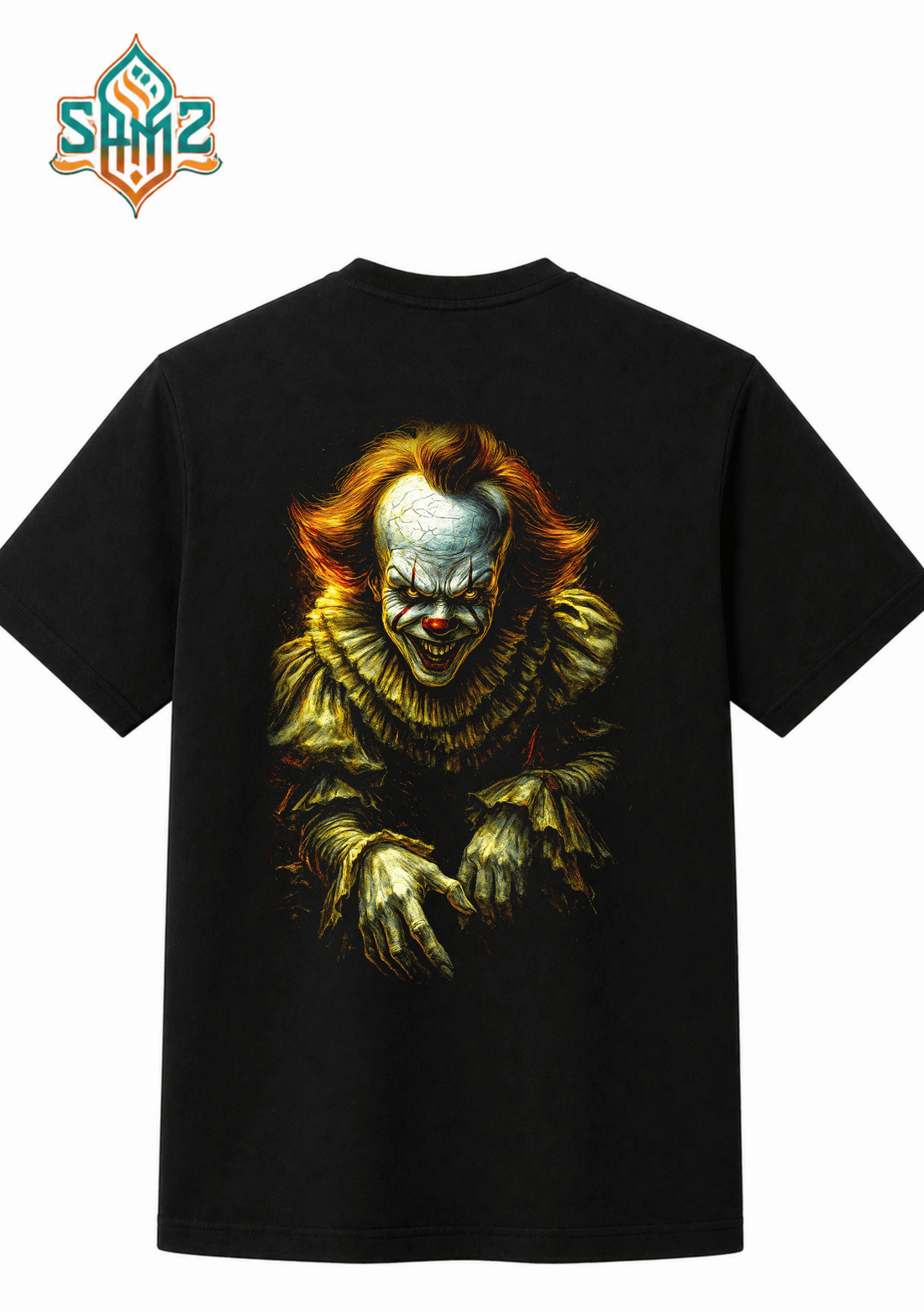 Pennywise The Dancing Clown – Premium DTF Transfer Print for T-Shirts | Custom Heat Transfer Design Unisex | High Quality Shirt Printing | SAMZ 24