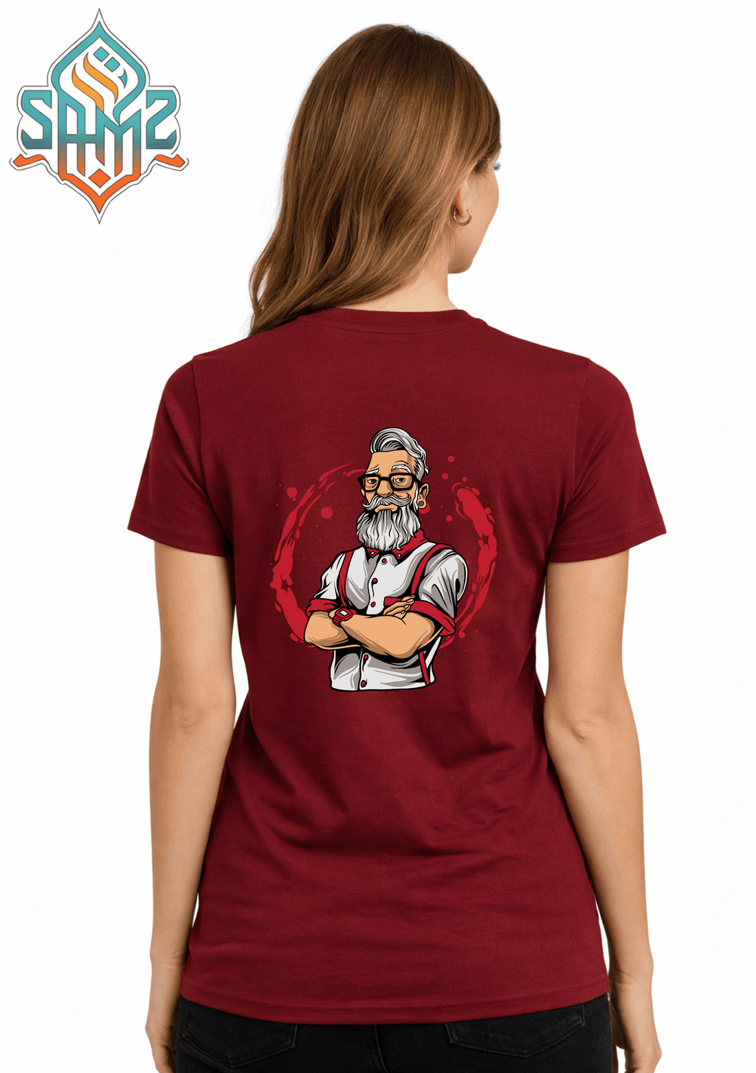 Hipster Barber – Premium DTF Transfer Print for T-Shirts | Custom Heat Transfer Unisex | High Quality Shirt Printing | SAMZ 24
