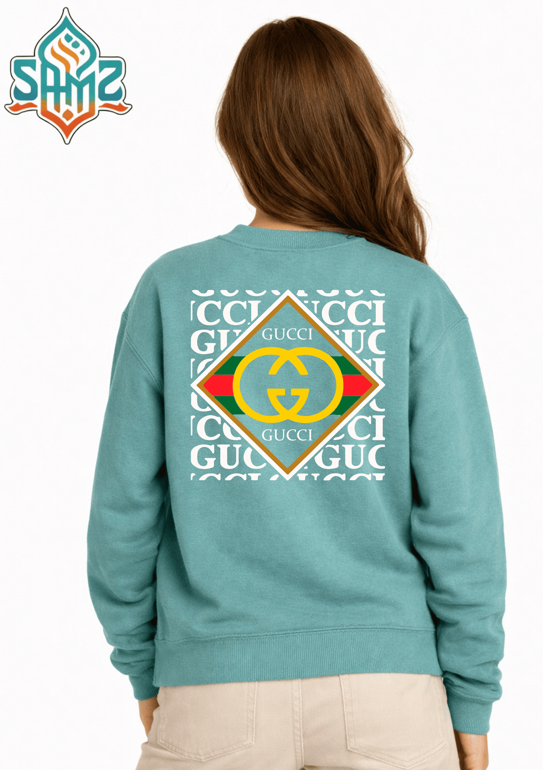 Gucci Classic Logo – Premium DTF Transfer Print for T-Shirts | Custom Heat Transfer Unisex | High Quality Shirt Printing | SAMZ 24