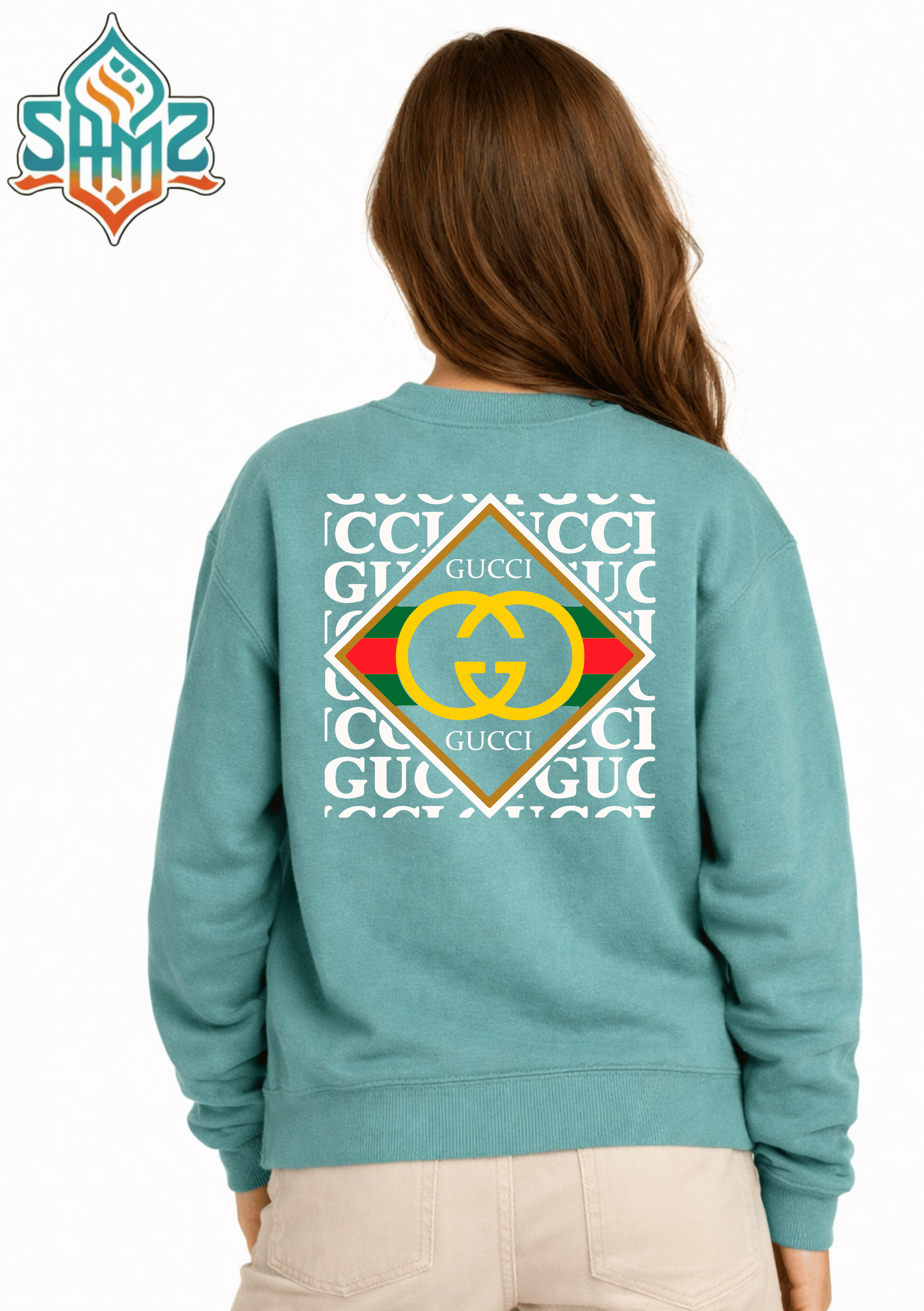 Gucci Classic Logo – Premium DTF Transfer Print for T-Shirts | Custom Heat Transfer Unisex | High Quality Shirt Printing | SAMZ 24